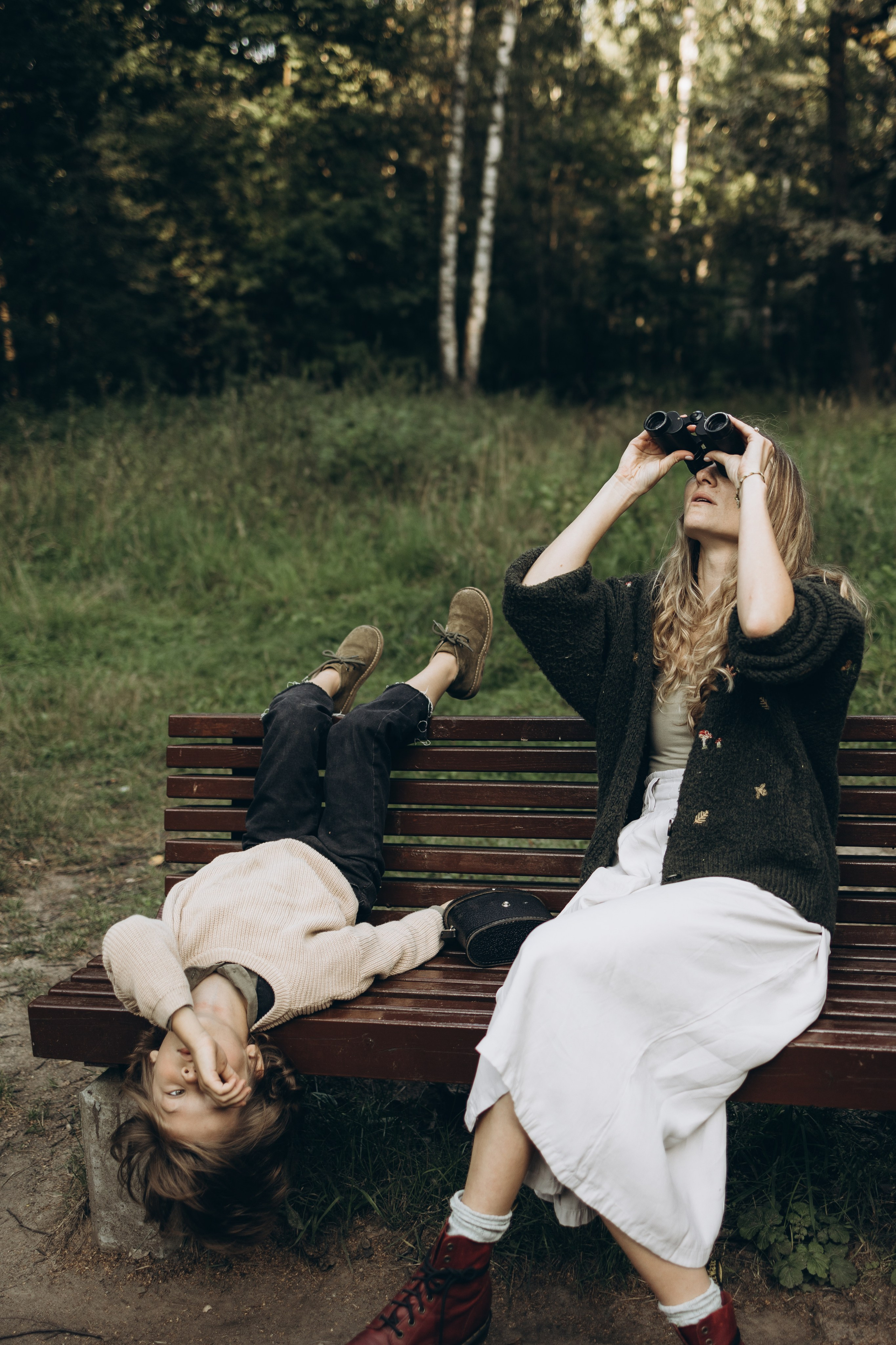 Прогулка с Парке Сокольники. Семейный фотограф в Москве Виктория Ястребинская