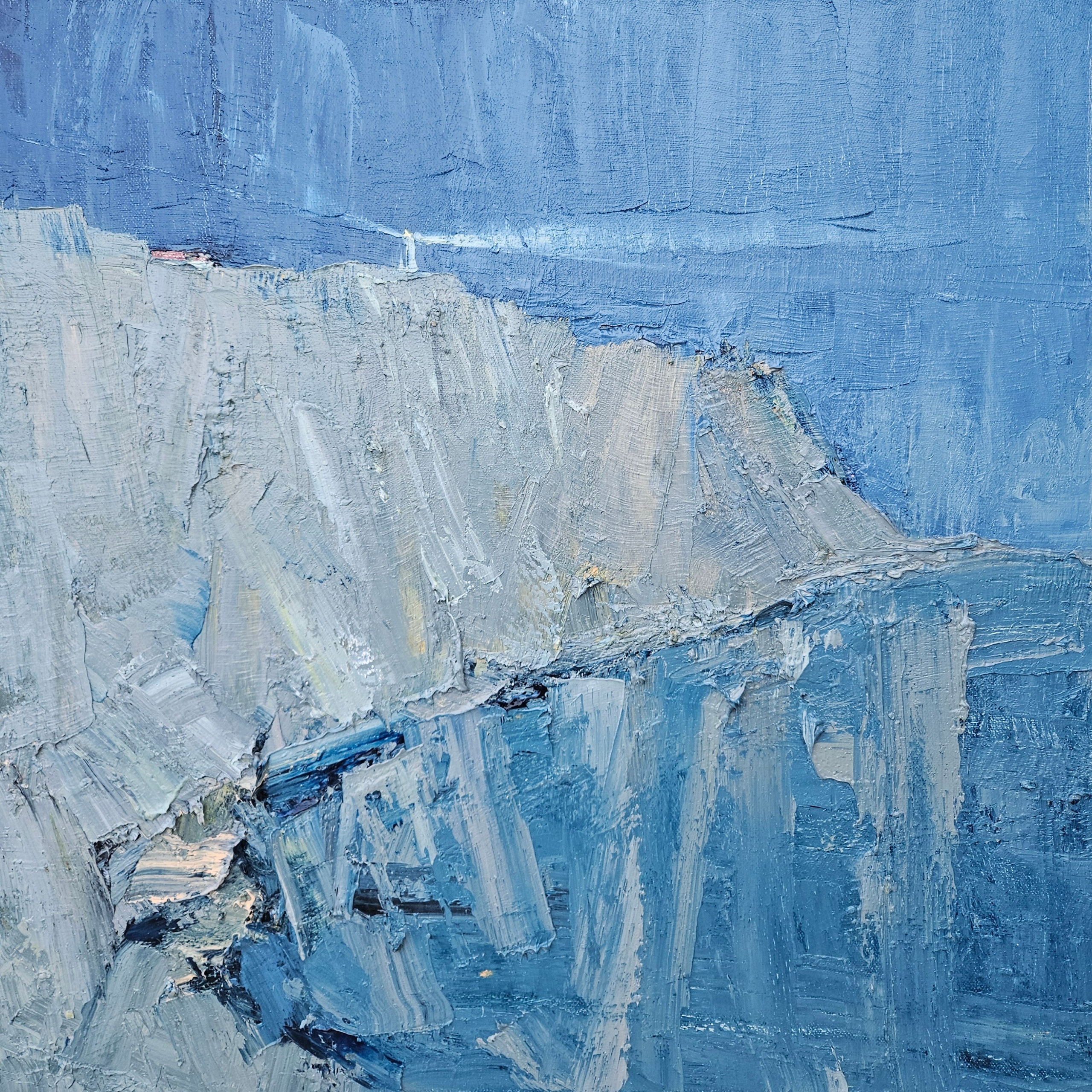 "Маяк". 2026. Холст, масло. 60х60. Цена: 30000₽