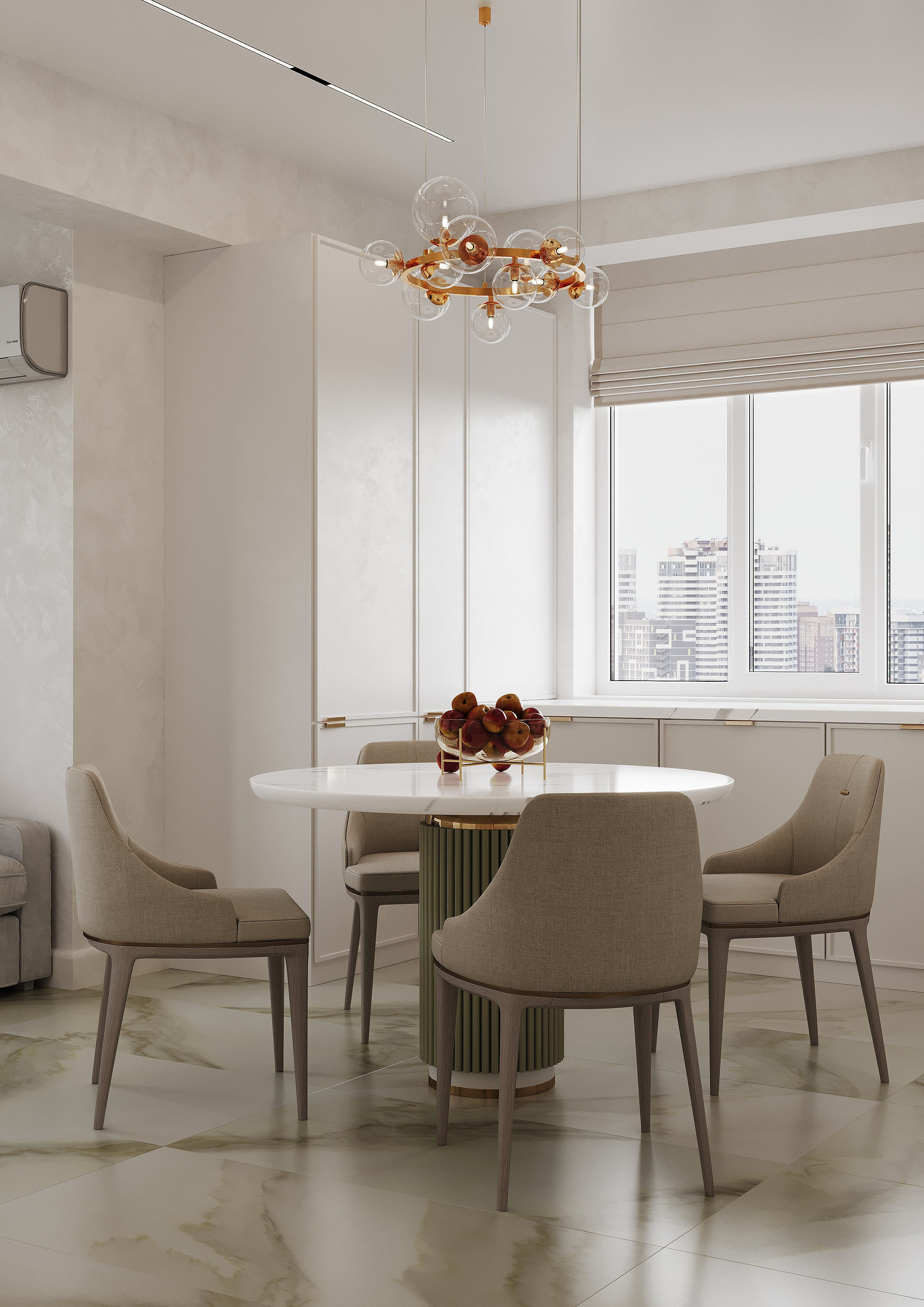 Квартира 70 кв. м. Ессентуки, ул. Шмидта. Студия интерьерного и ландшафтного дизайна