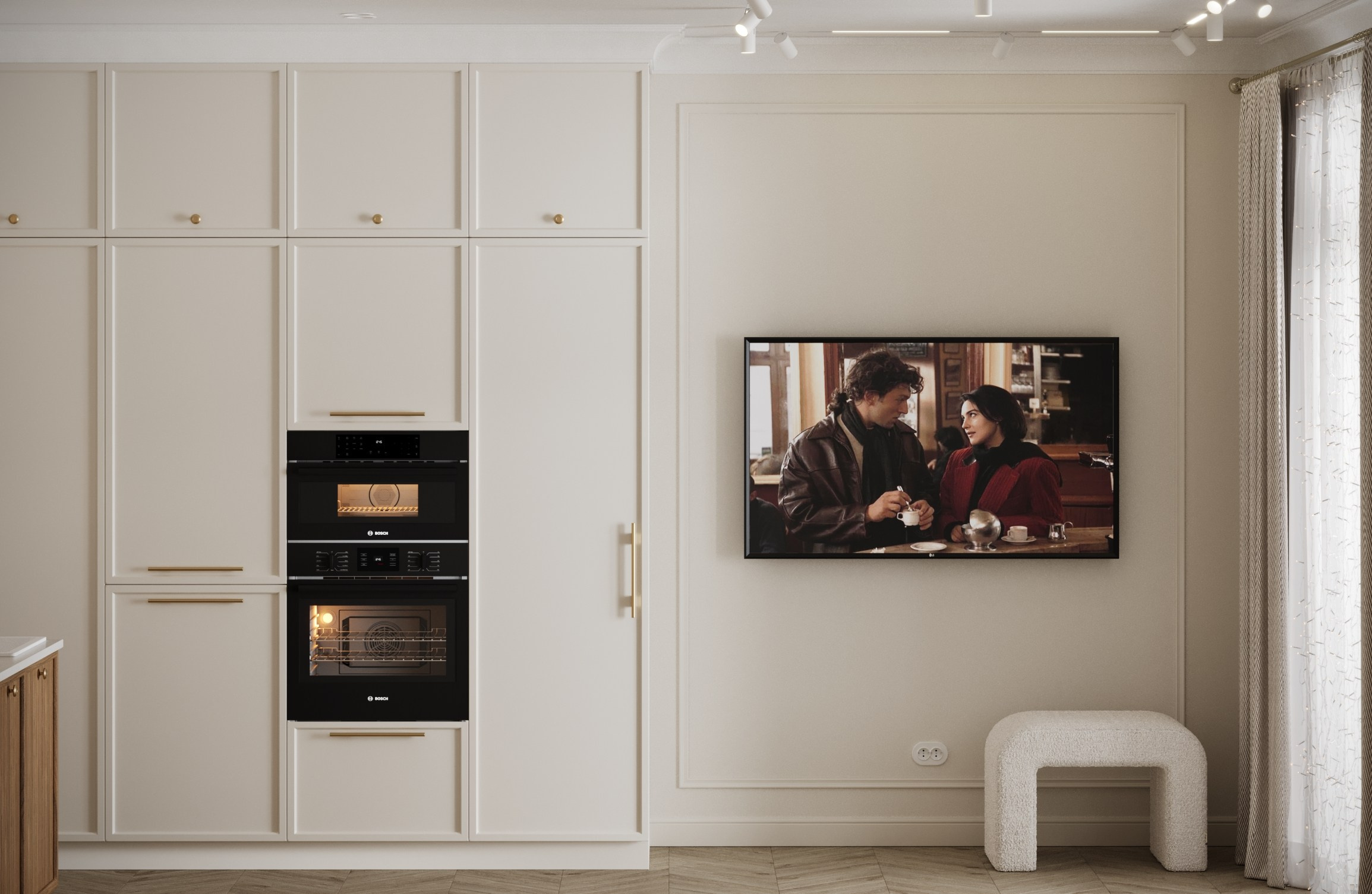 3Д визуализация квартиры ЖК Достижение 24 m². Заказать 3Д визуализацию интерьеров — Дарья Веденёва