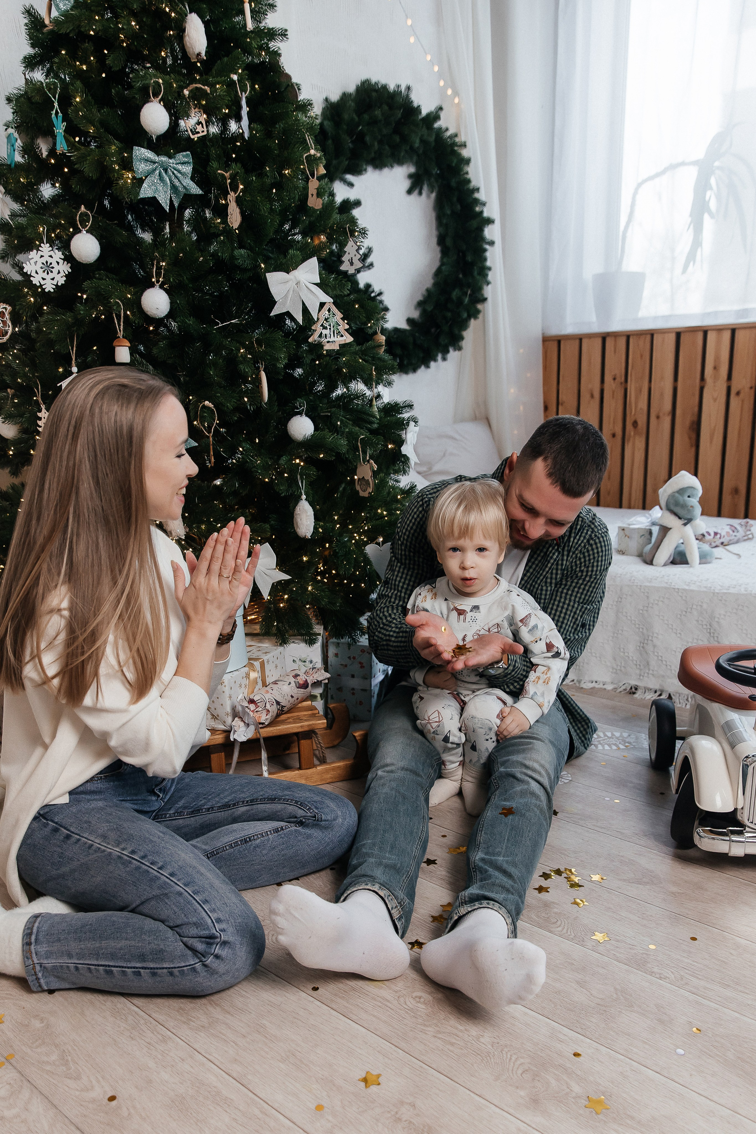 Фотосессия 2 в 1:новый год и день рождения 🎂🎄