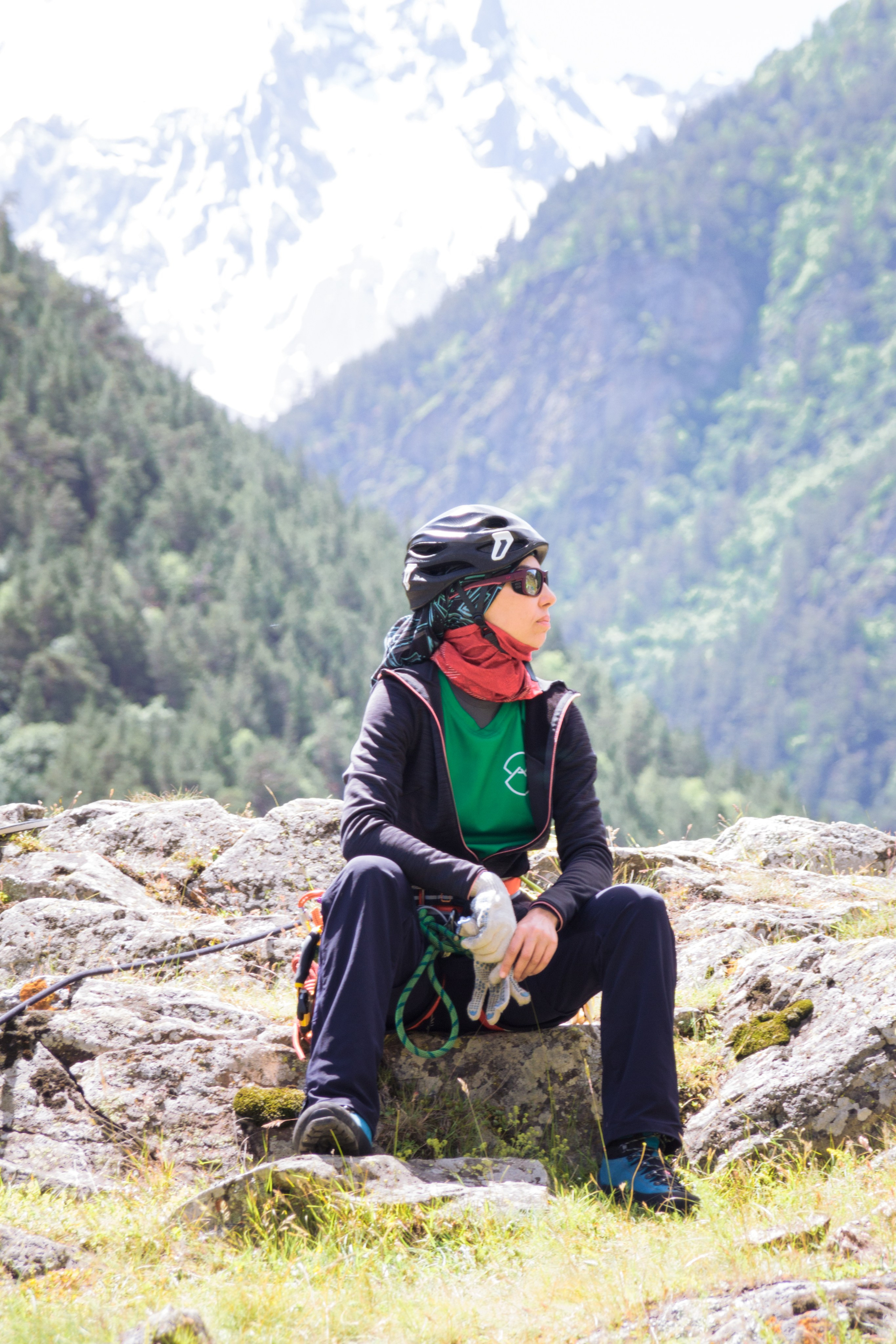 Тренировка на скалах в альплагере (Пример съемки). Фотограф Котий Даниил