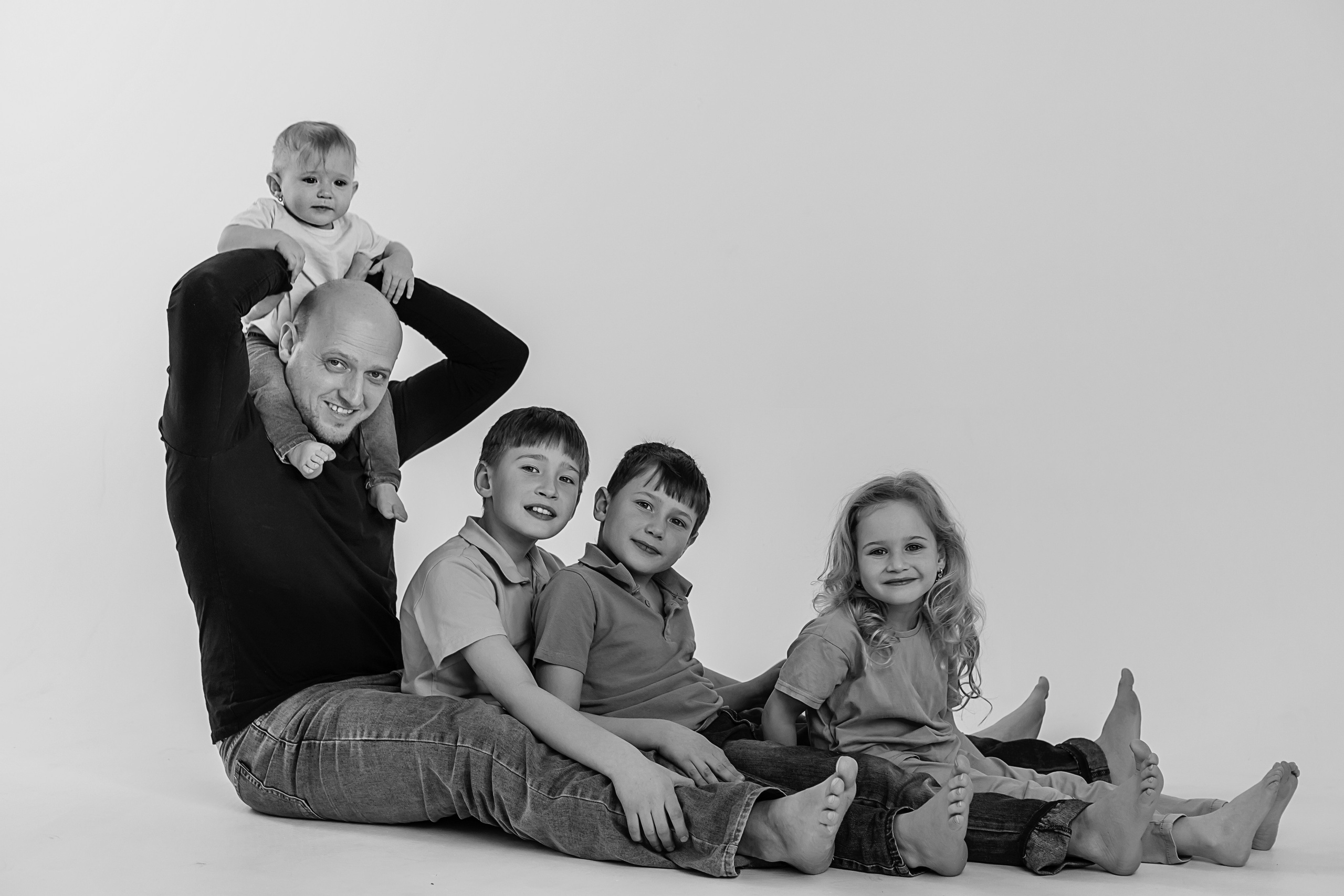 Портреты ЧБ. Детский и семейный фотограф в Бердске и Новосибирске Дарья Гребнева