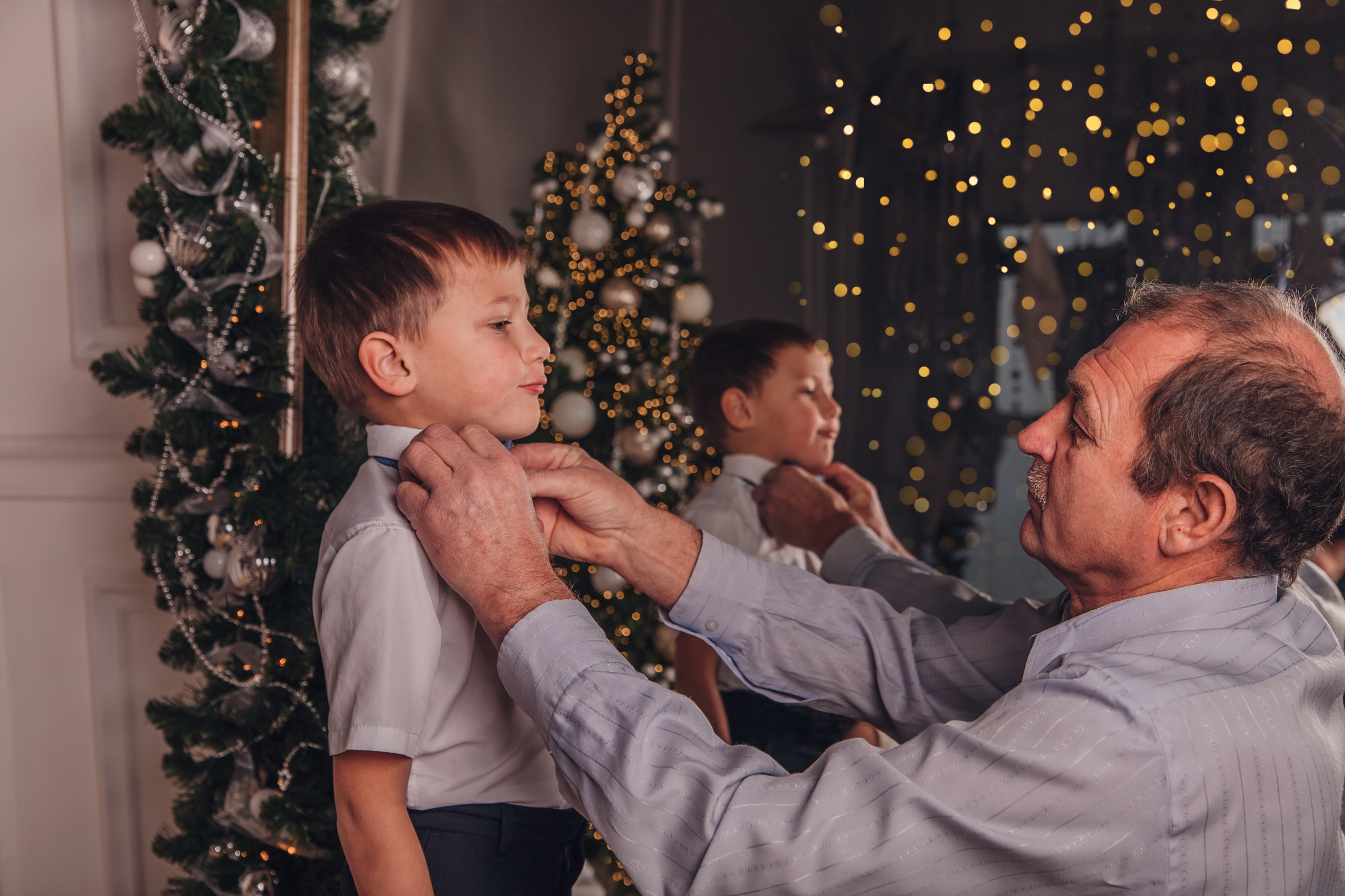 Бабушка, дедушка и внуки. Детский и семейный фотограф в Бердске и Новосибирске Дарья Гребнева