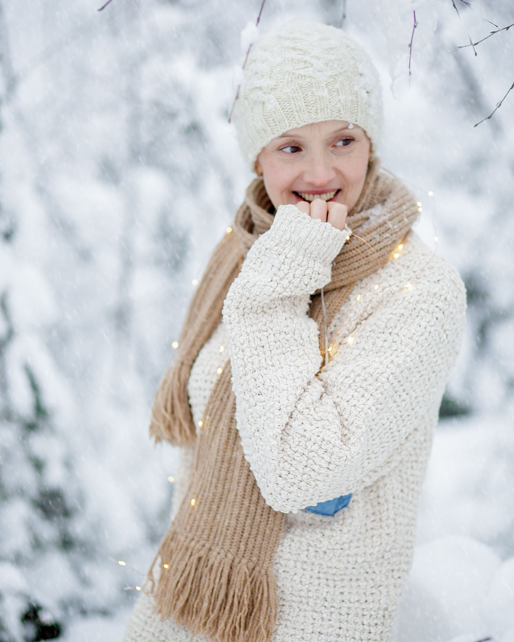 Зимняя съемка в лесу . Идеи для фото