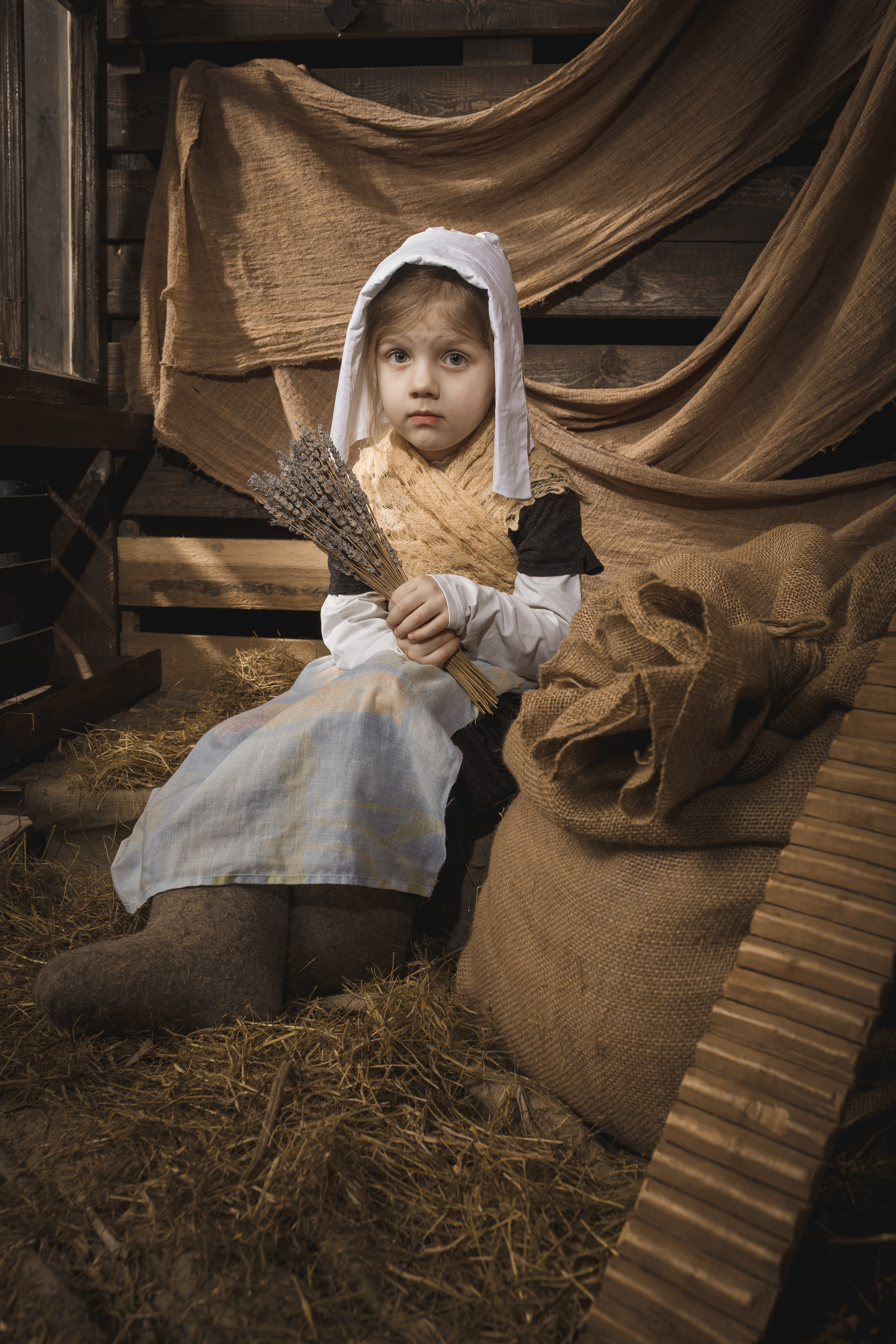 Детская фотосессия Золушка в Выборге