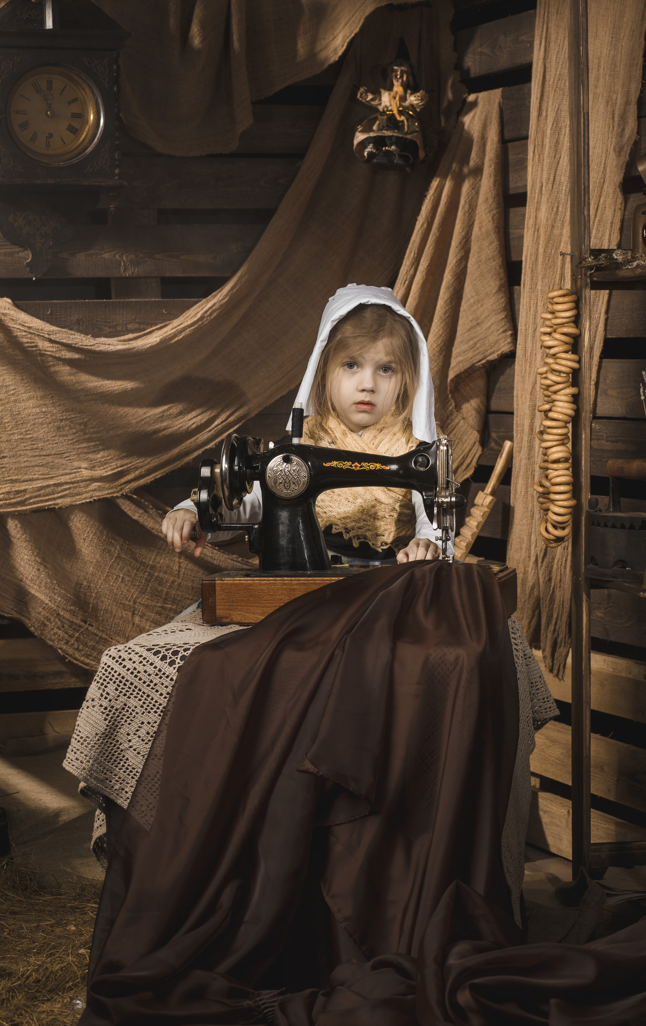 Детская фотосессия Золушка в Выборге