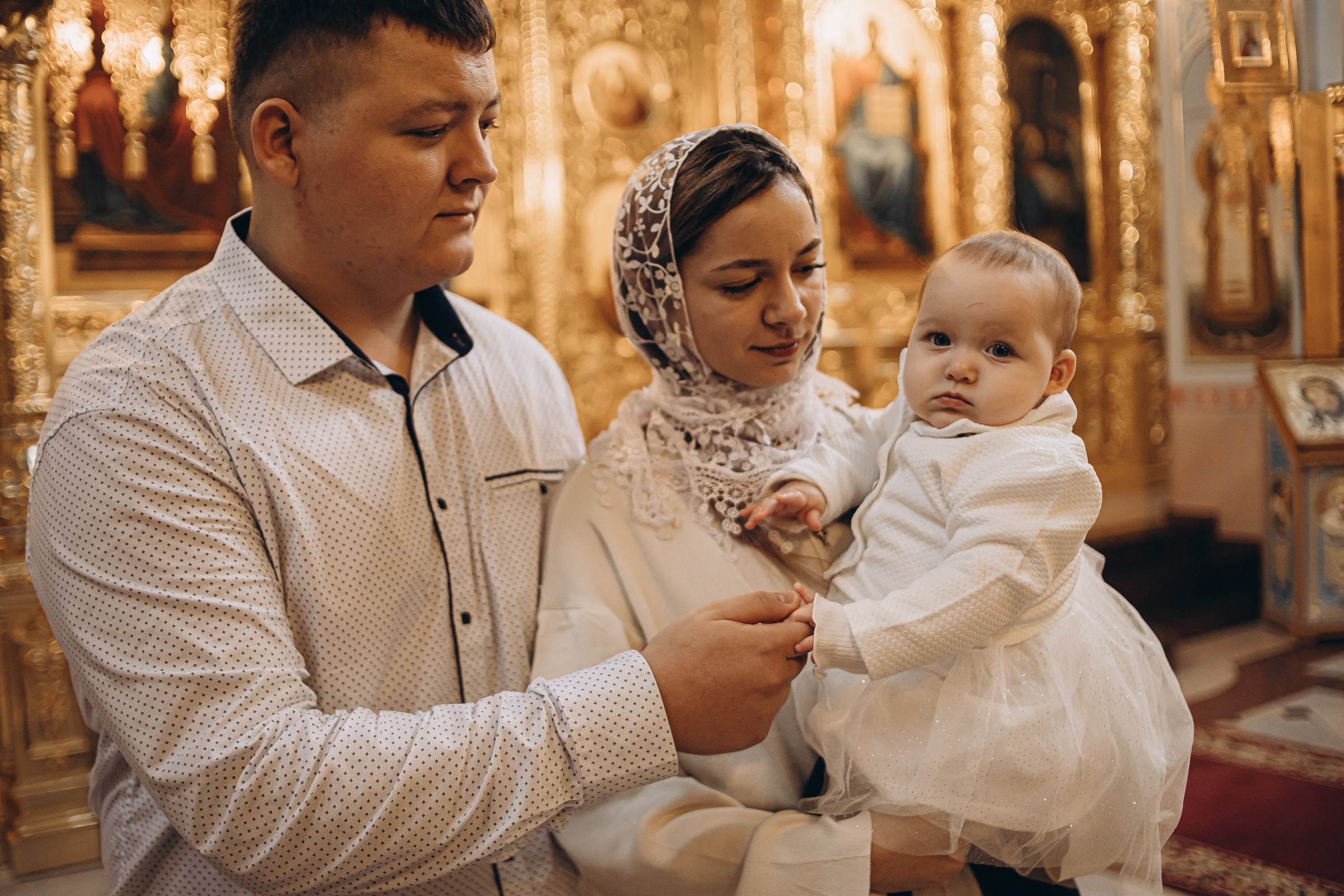Крещение Виолетты. Семейный фотограф в Волгодонске Краченцева Анна