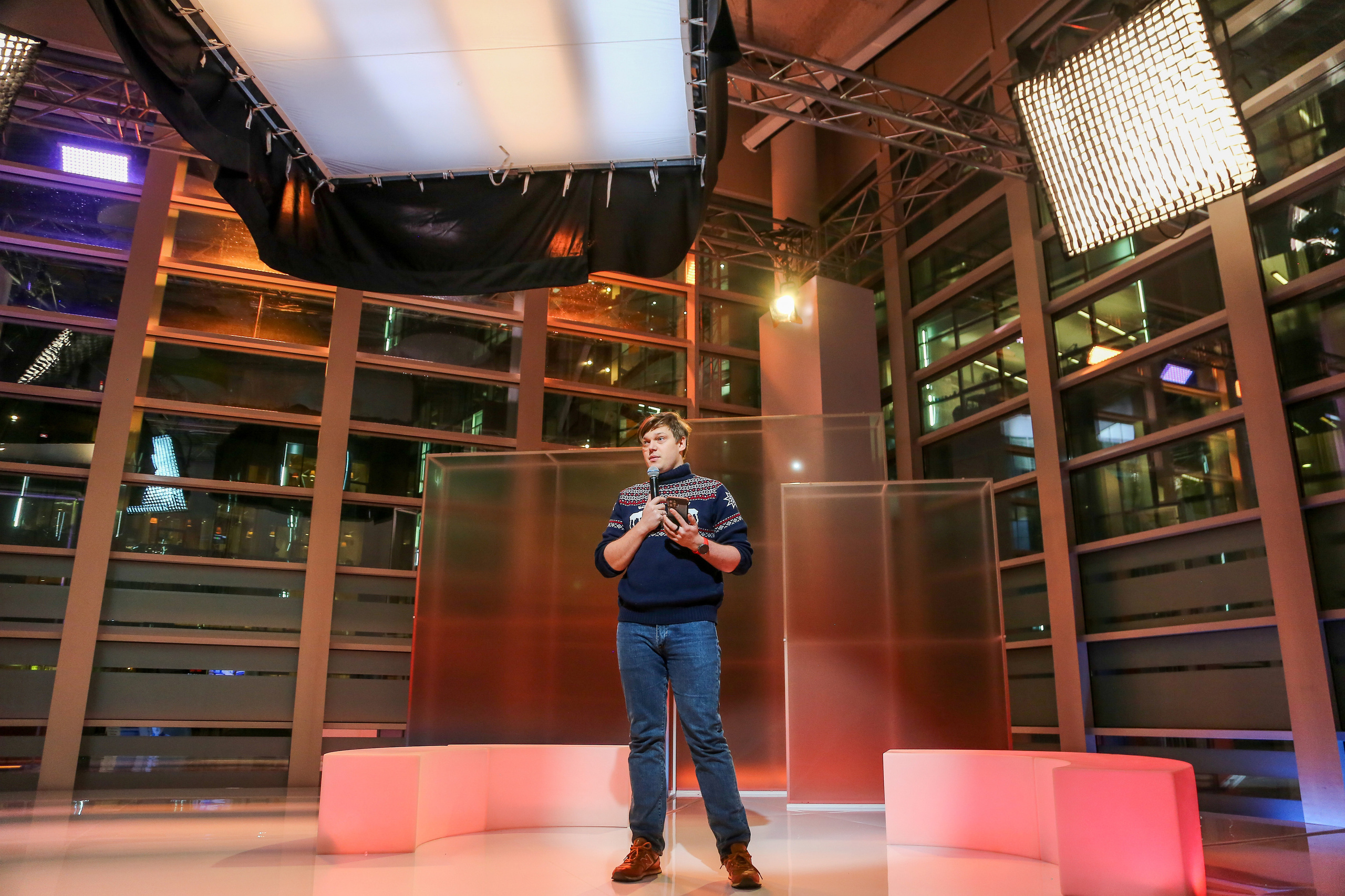 Яндекс прямой эфир. Фотограф Антон Чупринин