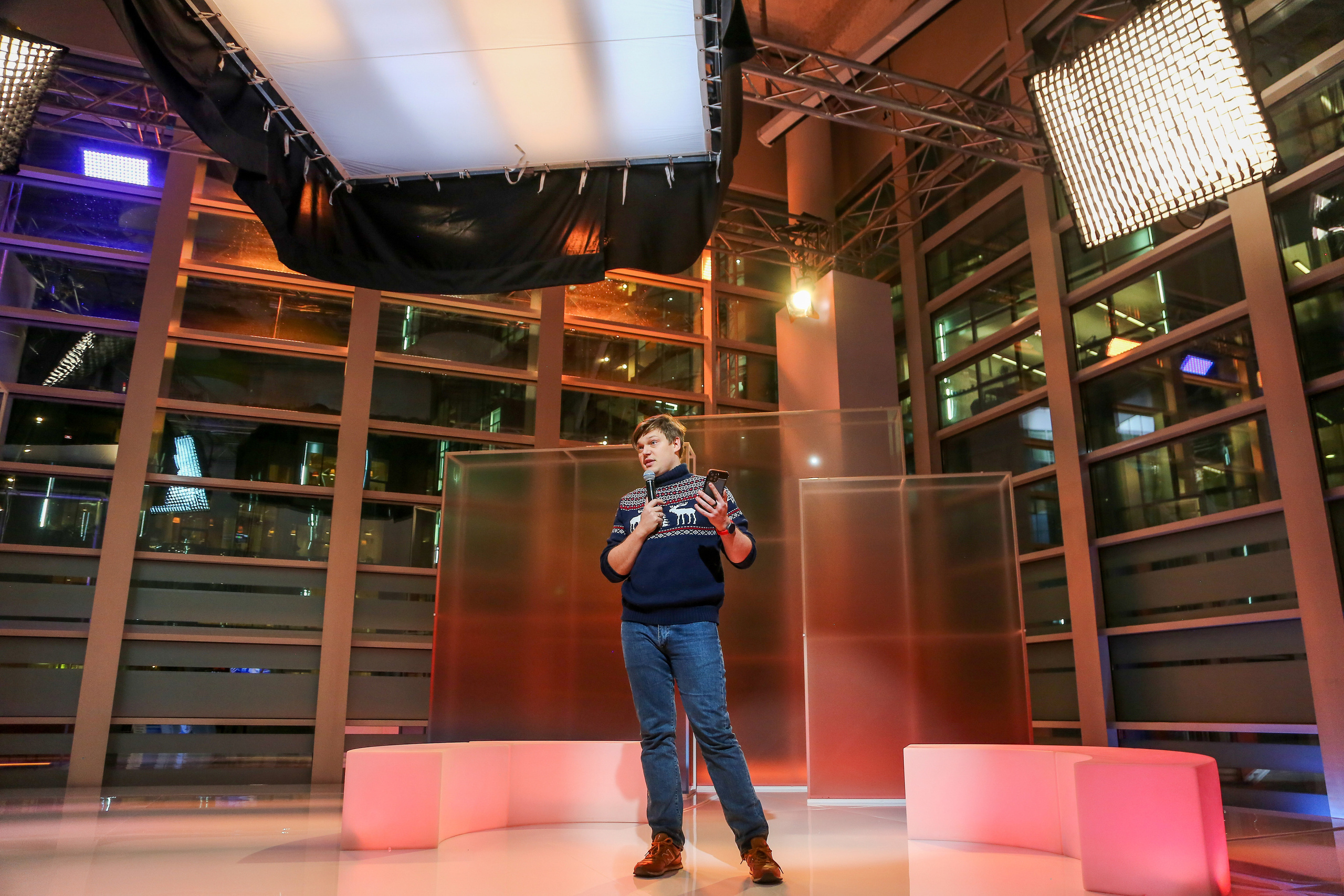 Яндекс прямой эфир. Фотограф Антон Чупринин