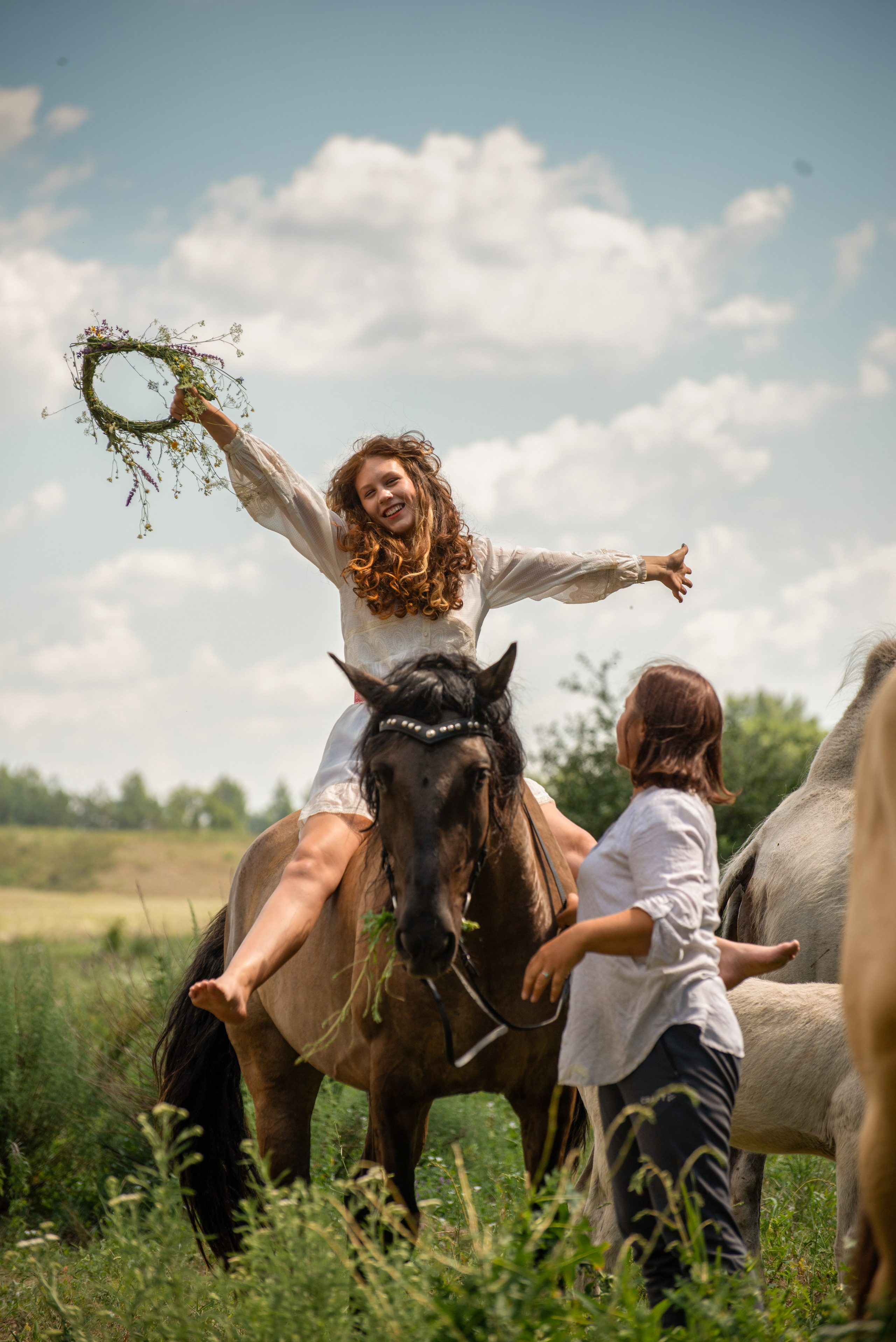 Купала в Родославном. Конный фотограф в Саратове Юлия Иванова