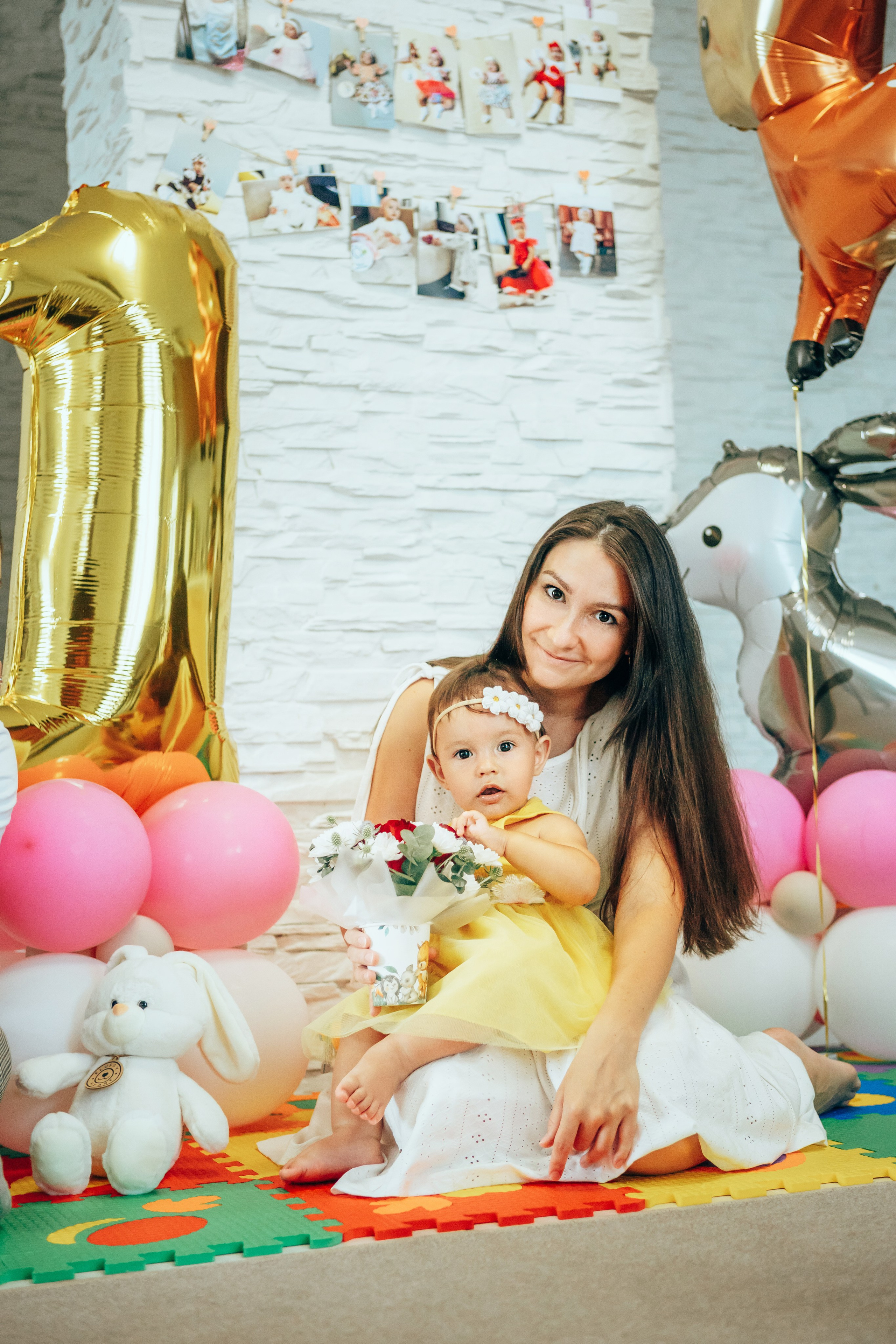 Первый День Рождения Вики. Семейный и детский фотограф в г. Новосибирске Макеева Анастасия