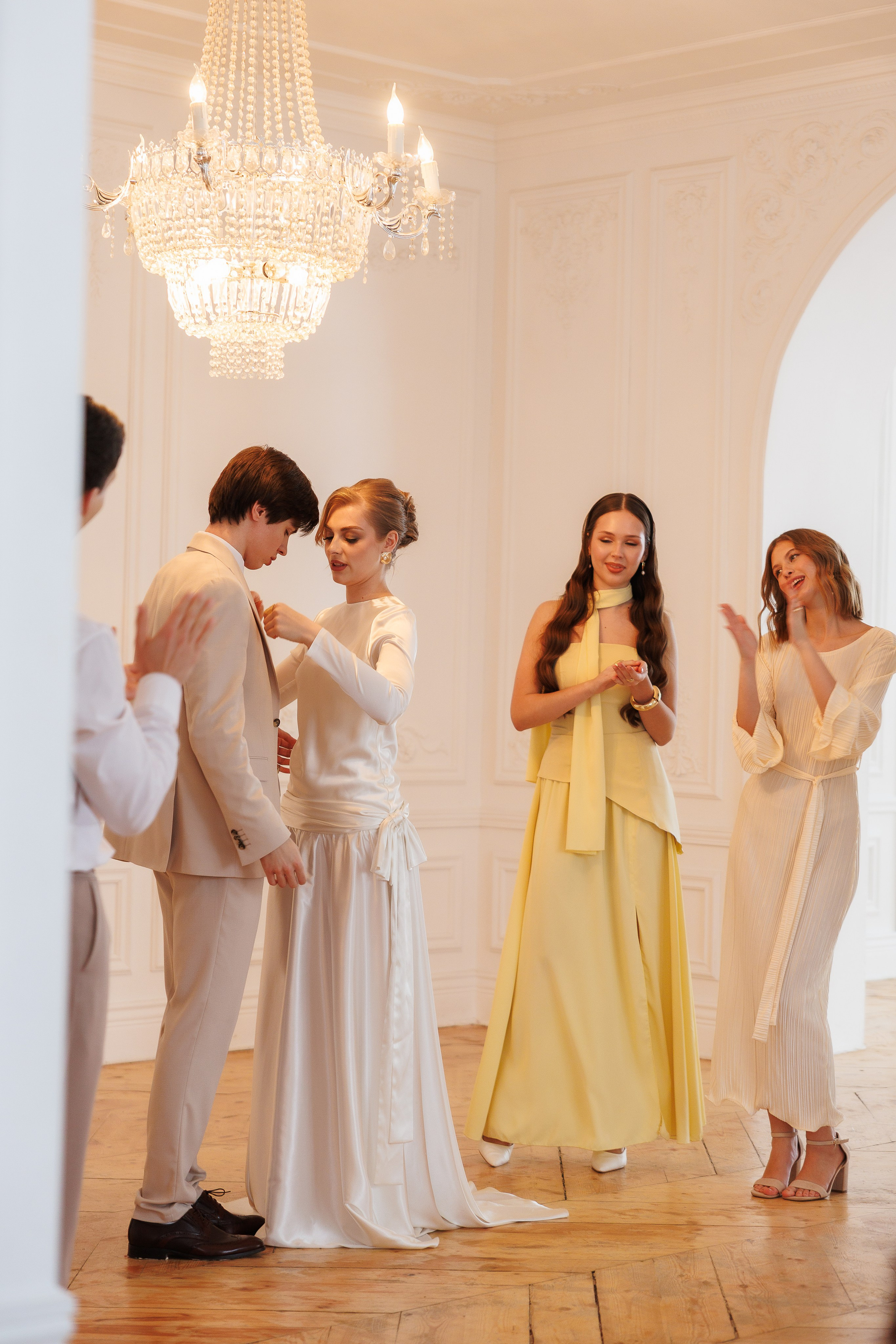 Камерная свадьба: весеннее настроение. Свадебный и семейный фотограф в Москве Красинская Мария