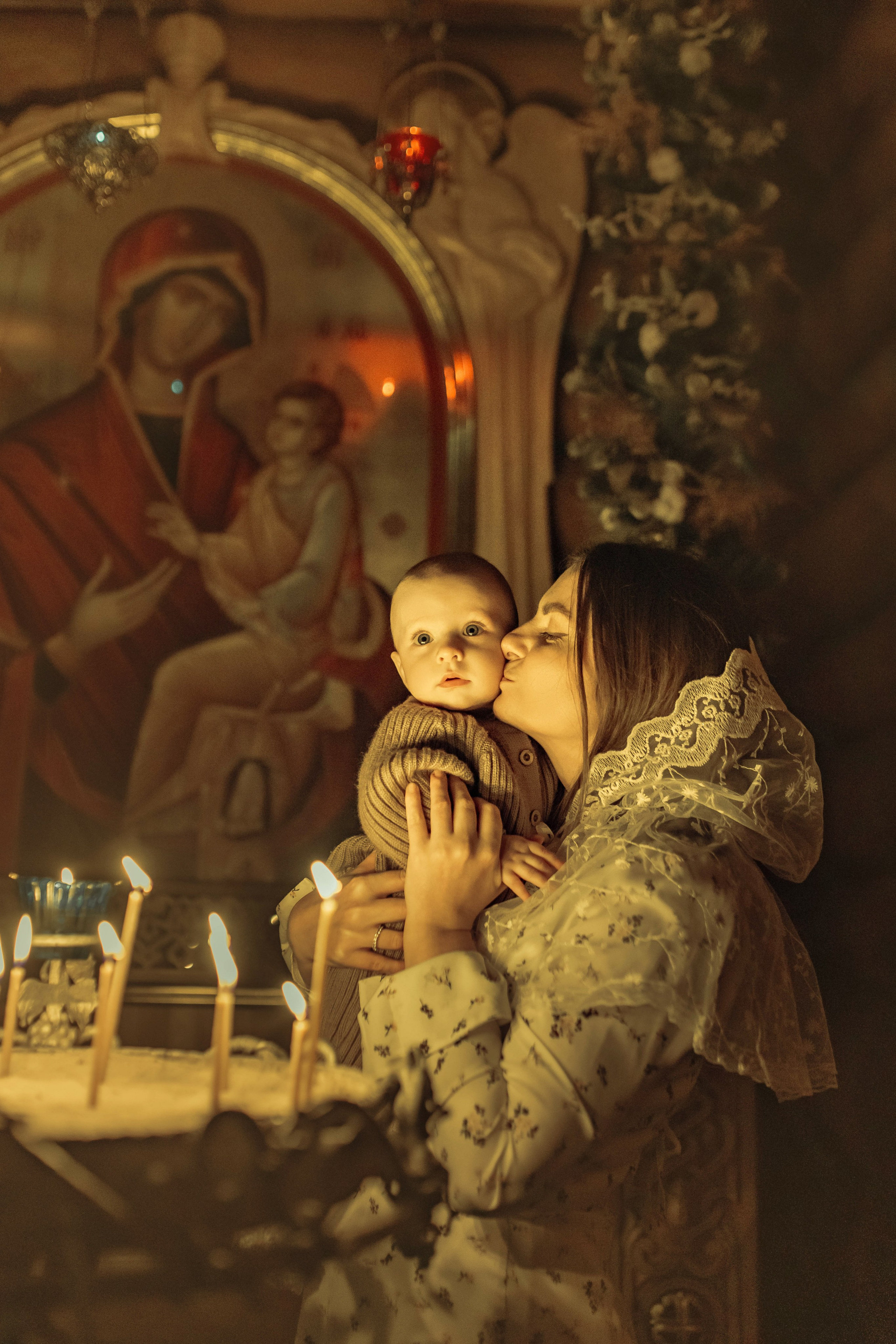 Крещение Матвея, храм Святой Троицы, декабрь 2025