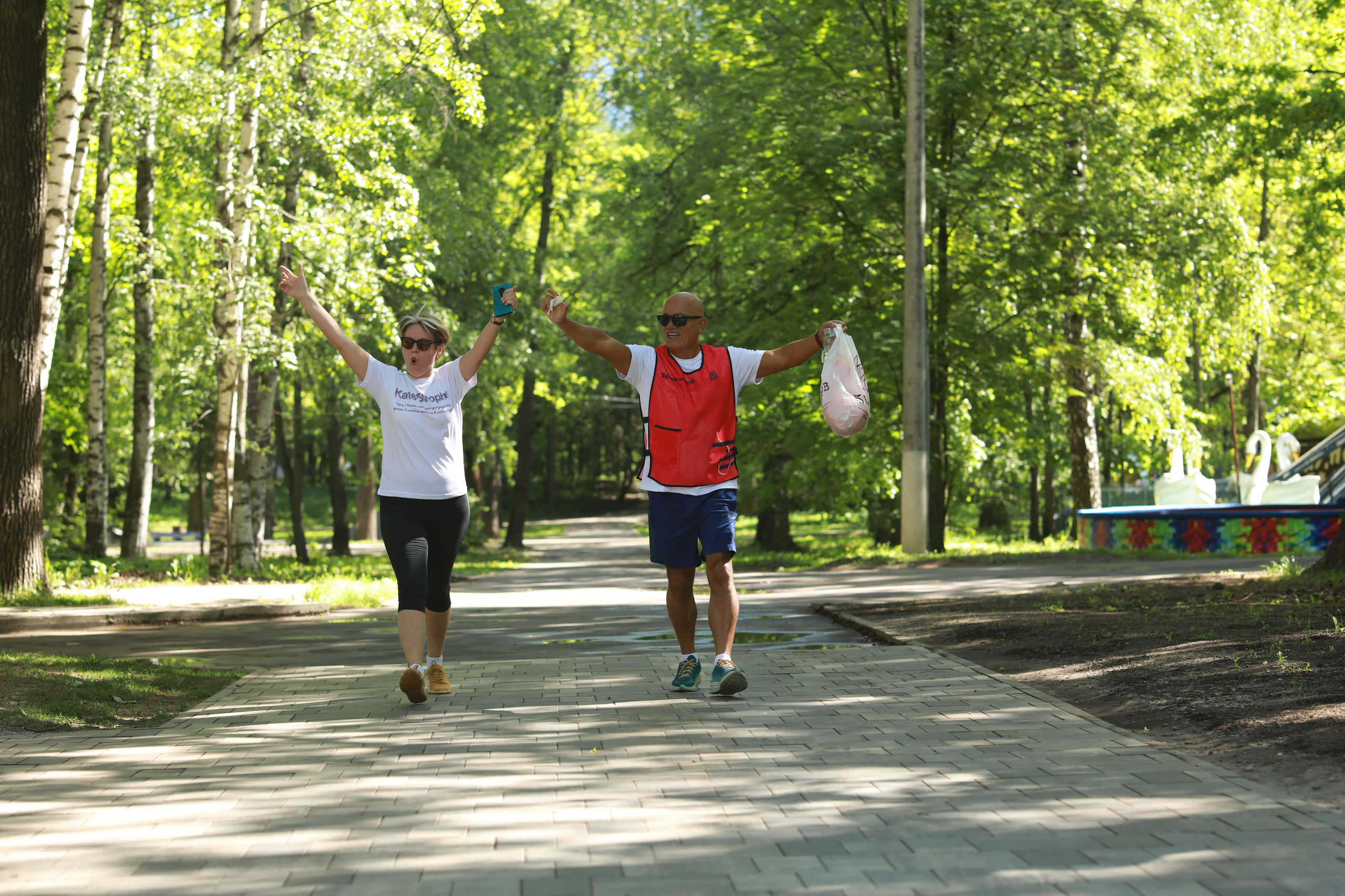 Французские гости на 5 вёрсты в Химках, 25.05.24 г. Фотограф Сергей Ловкий
