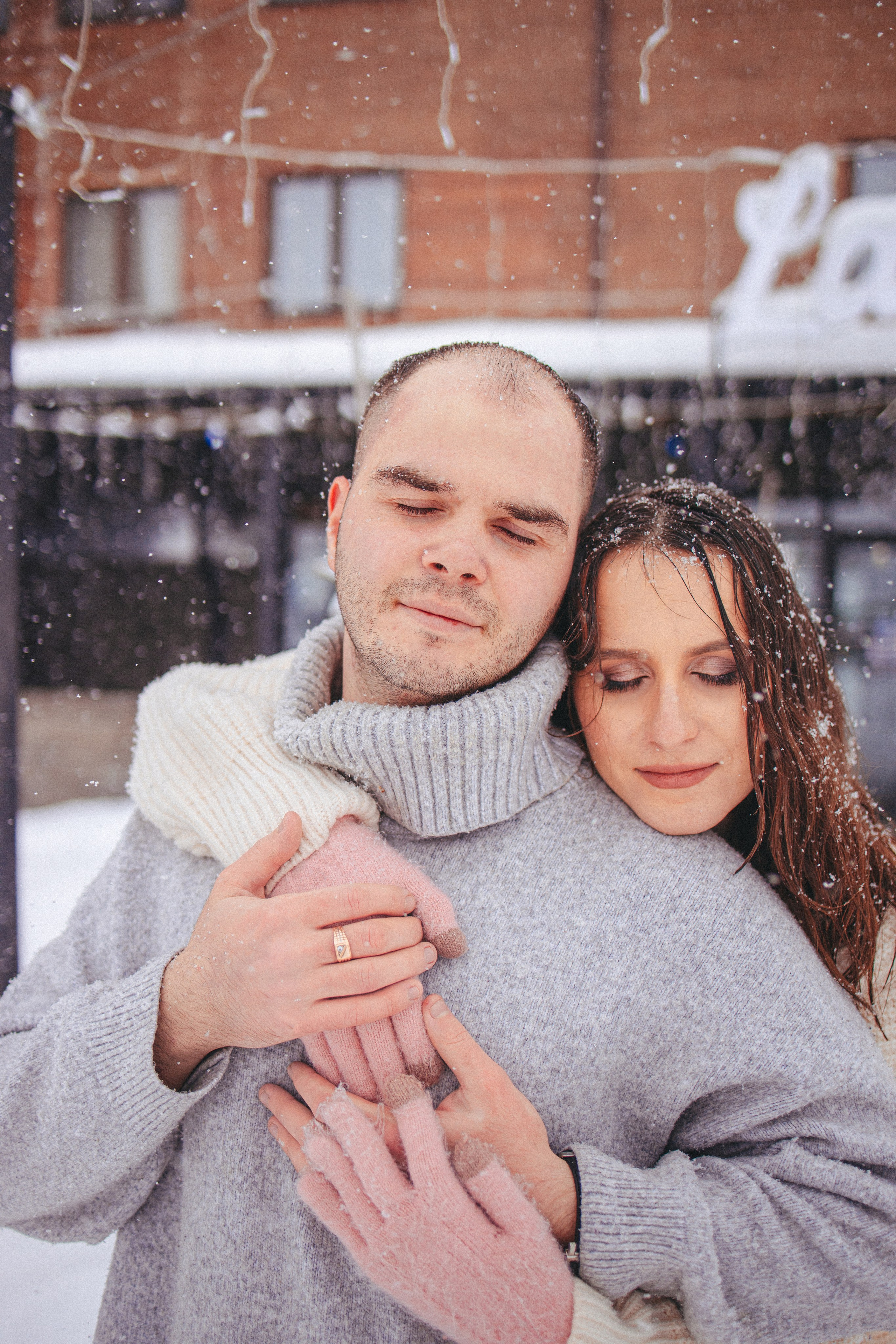 Снежная Лавстори. Свадебный фотограф Москва