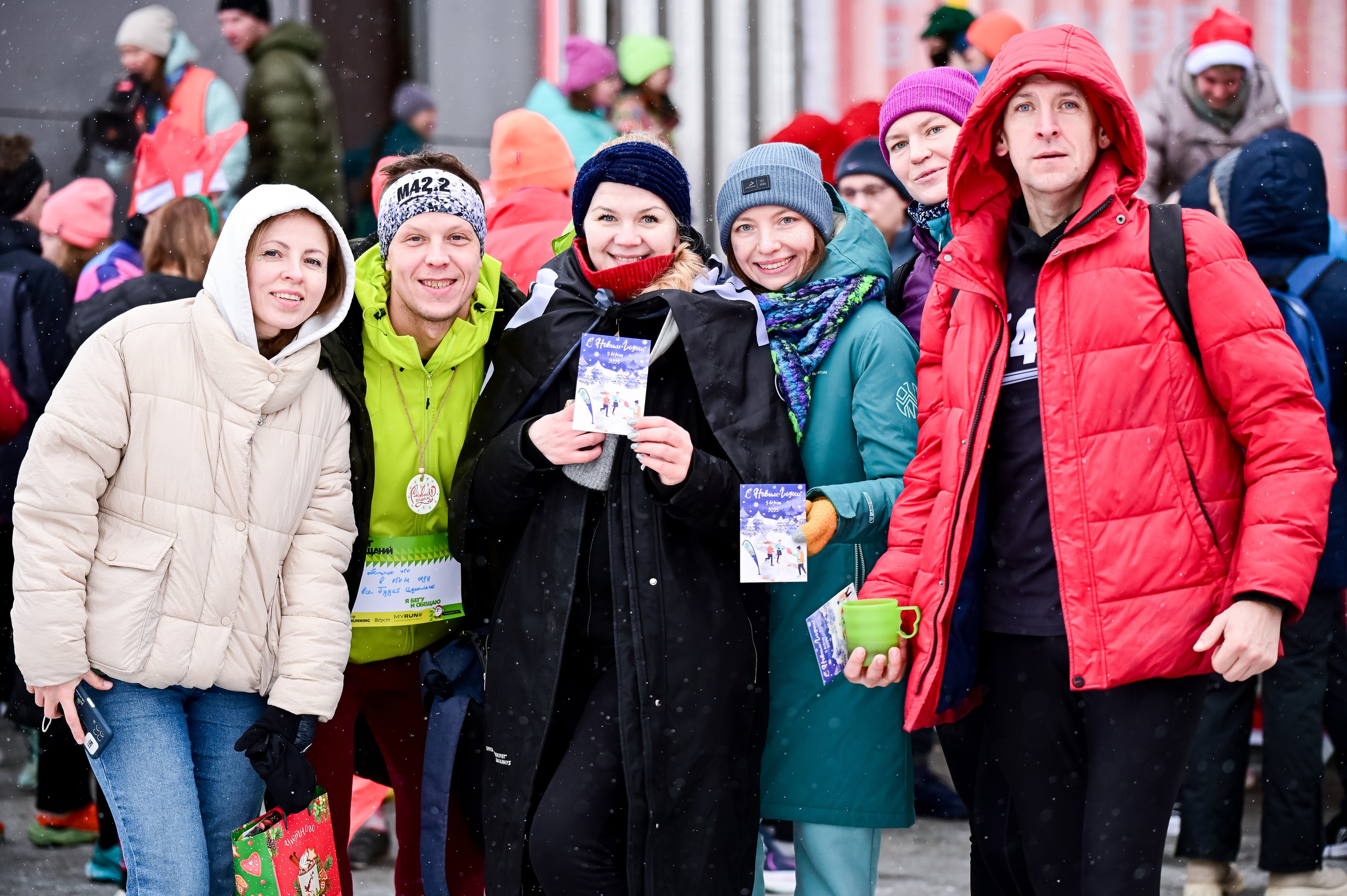 Новогодние 5 Вёрст Марьино и Забег обещаний (01.01.25). Фотограф | Ирина Гамзинова | Москва