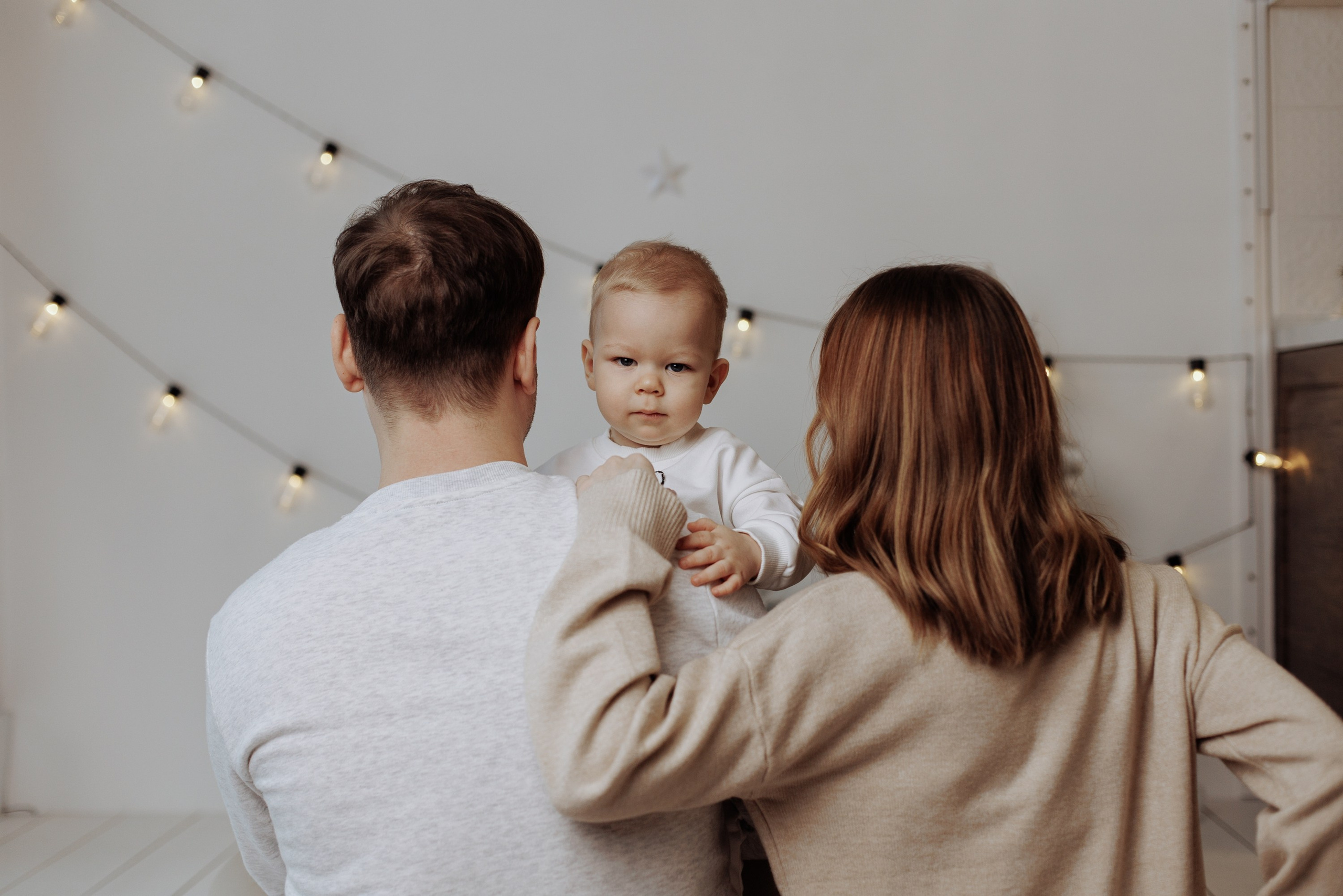 Семейная фотосессия «студия». Свадебный фотограф