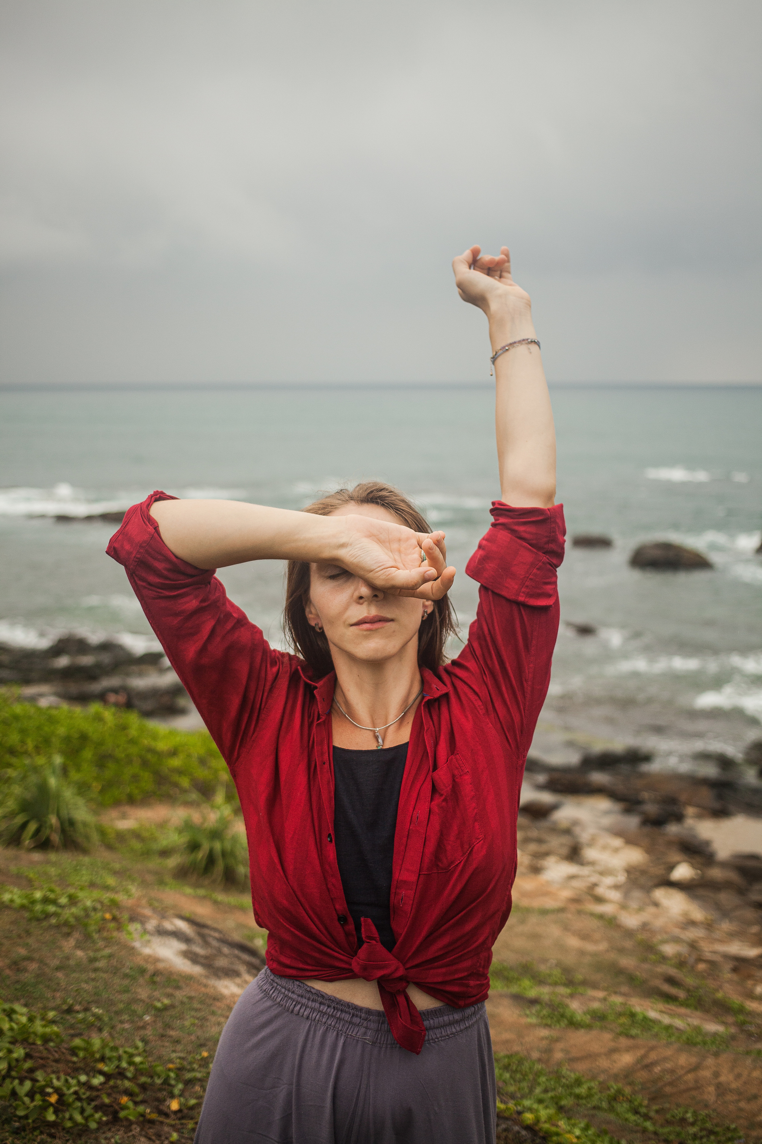 Anastasia, the doula of death. Darin the photographer