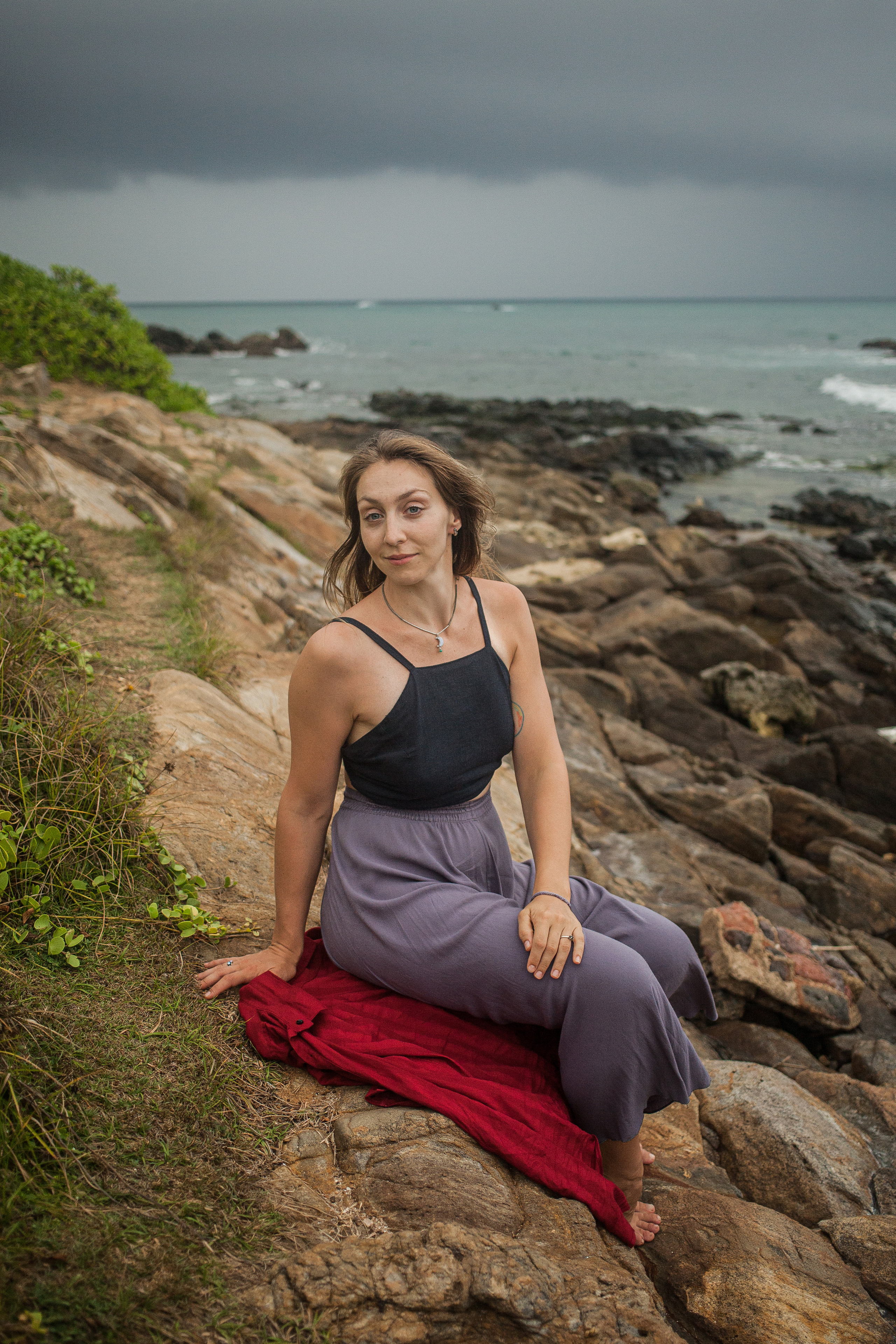 Anastasia, the doula of death. Darin the photographer