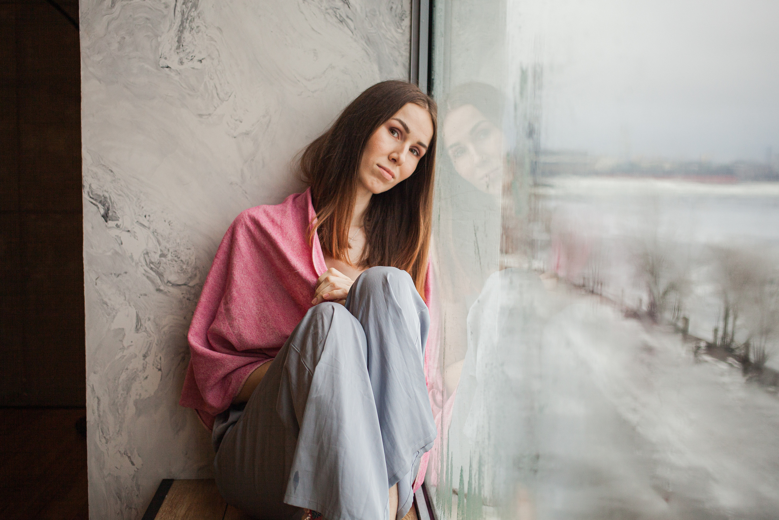 Polina, the doula. Darin the photographer