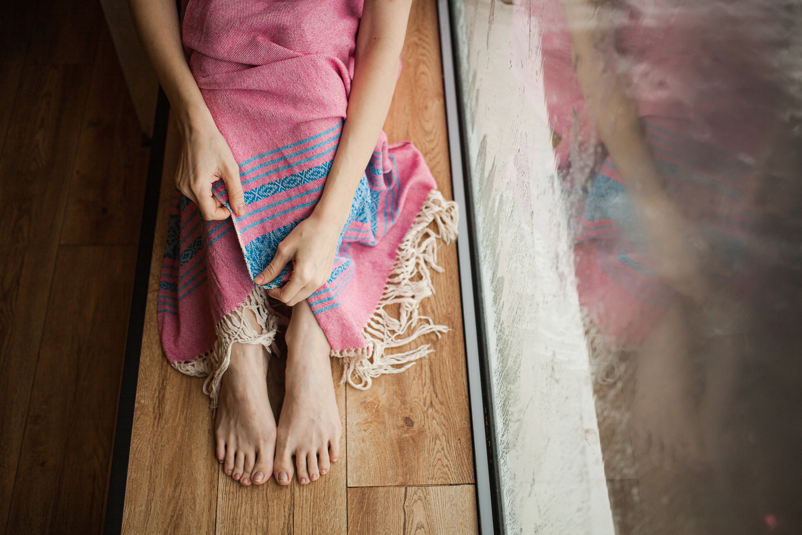 Polina, the doula. Darin the photographer