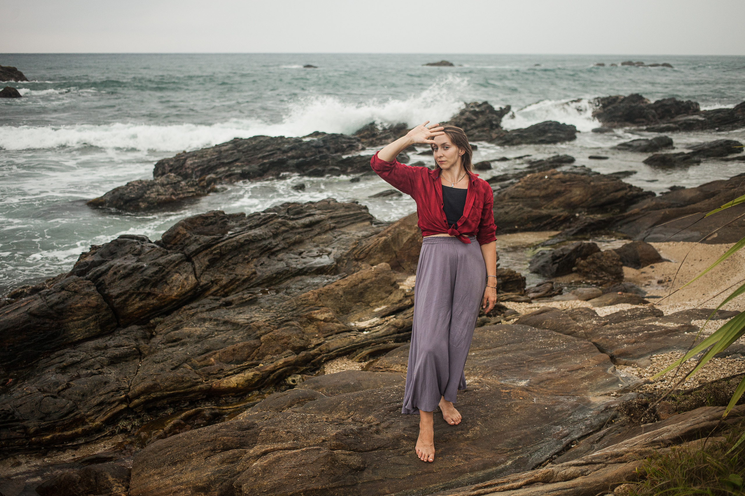 Anastasia, the doula of death. Darin the photographer