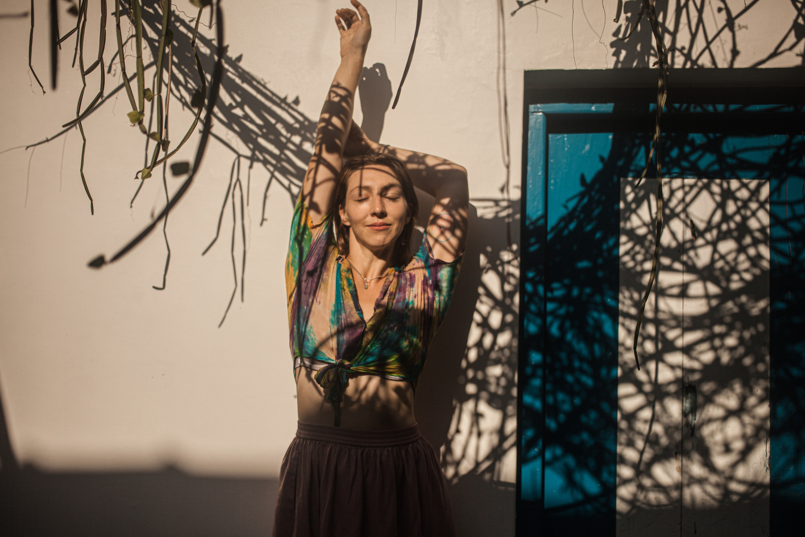 Anastasia, the doula of death. Darin the photographer