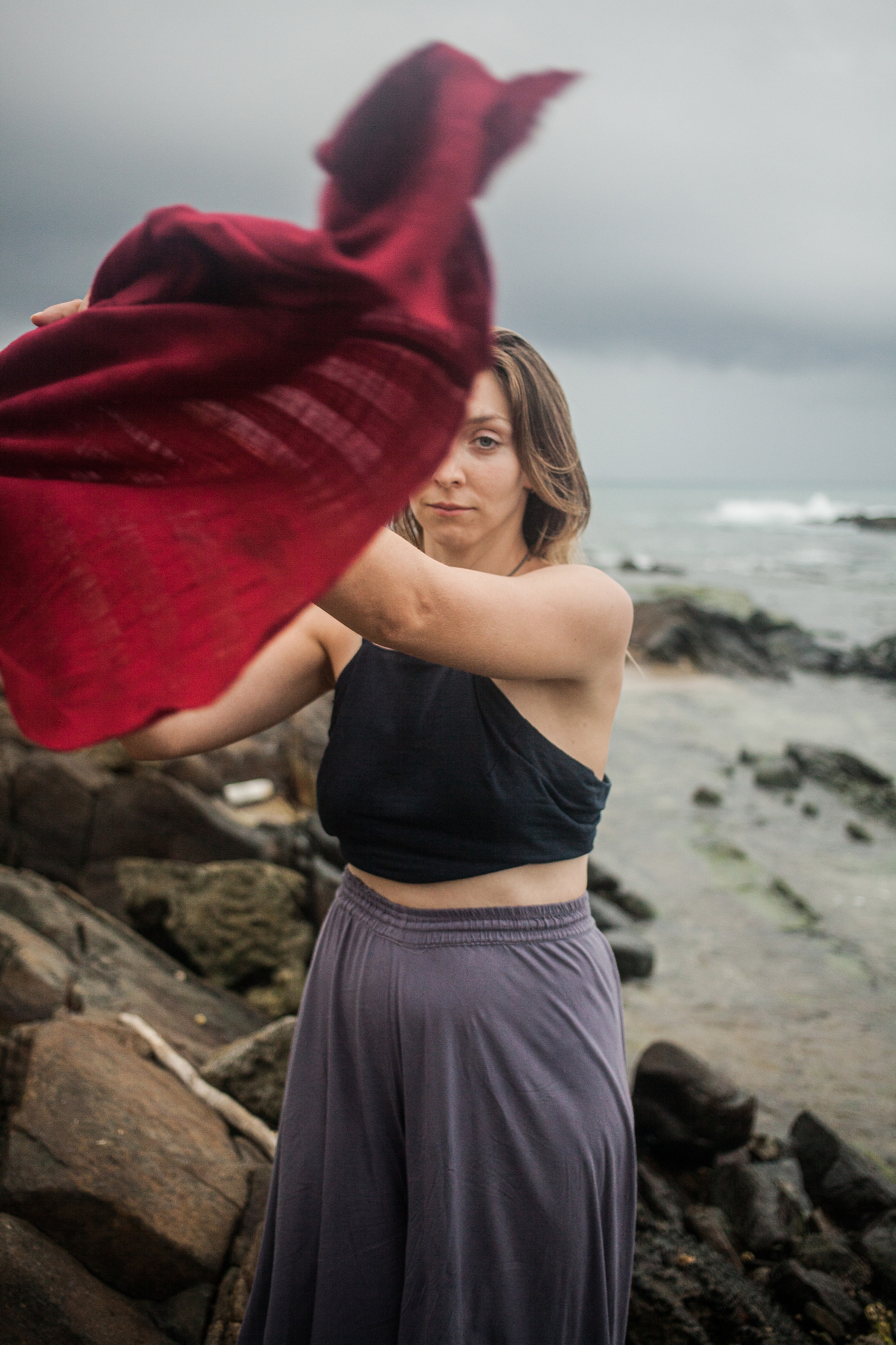 Anastasia, the doula of death. Darin the photographer