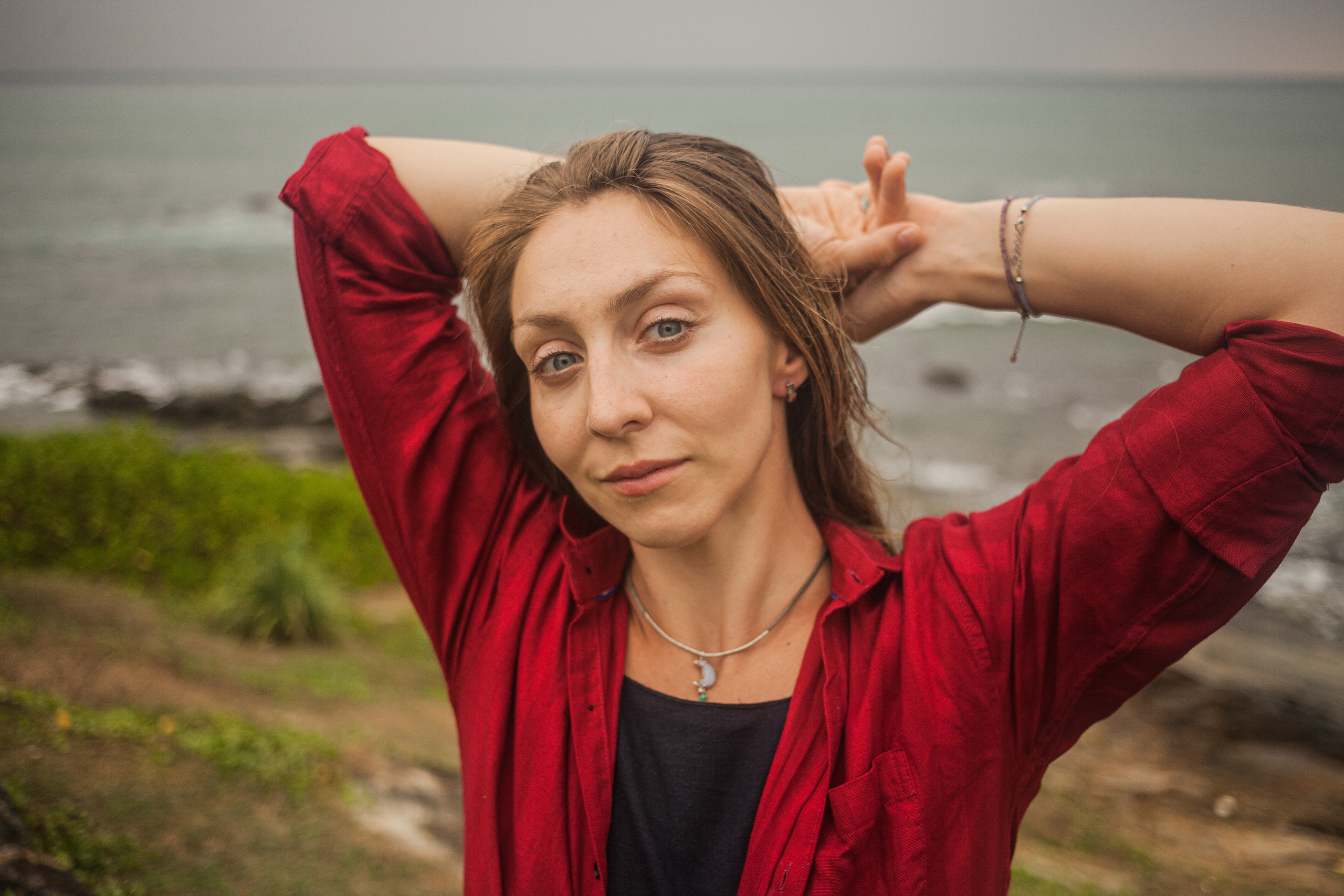 Anastasia, the doula of death. Darin the photographer