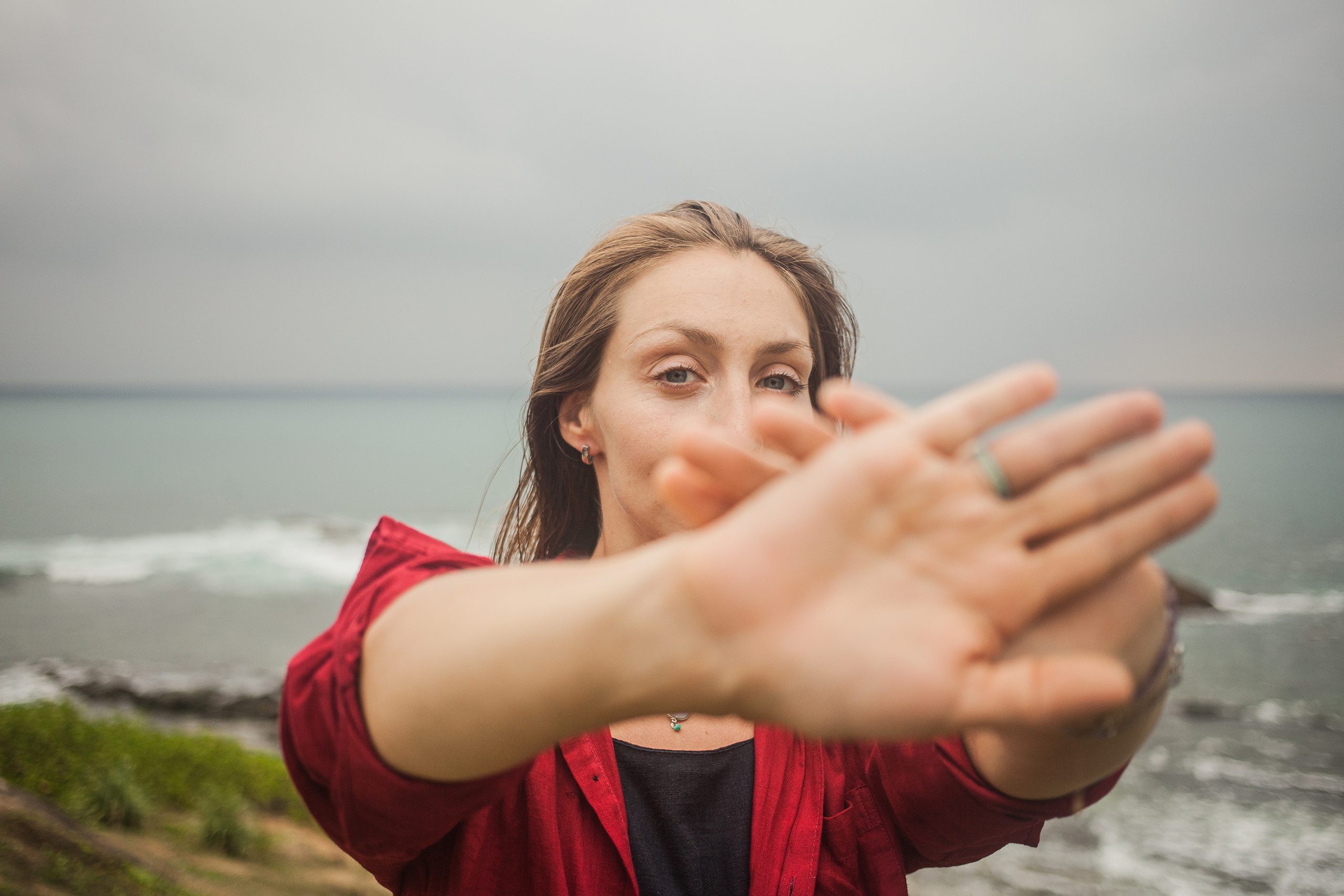 Anastasia, the doula of death. Darin the photographer