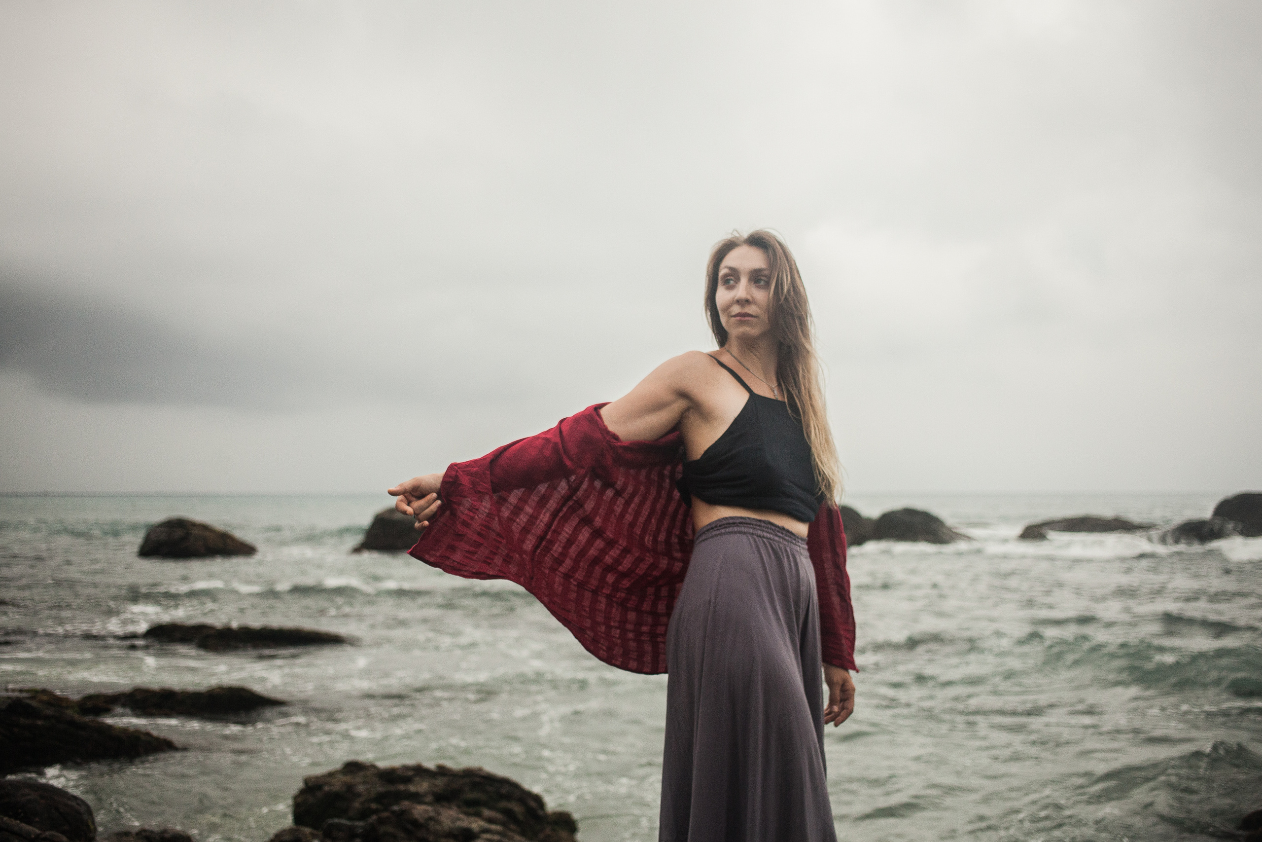 Anastasia, the doula of death. Darin the photographer