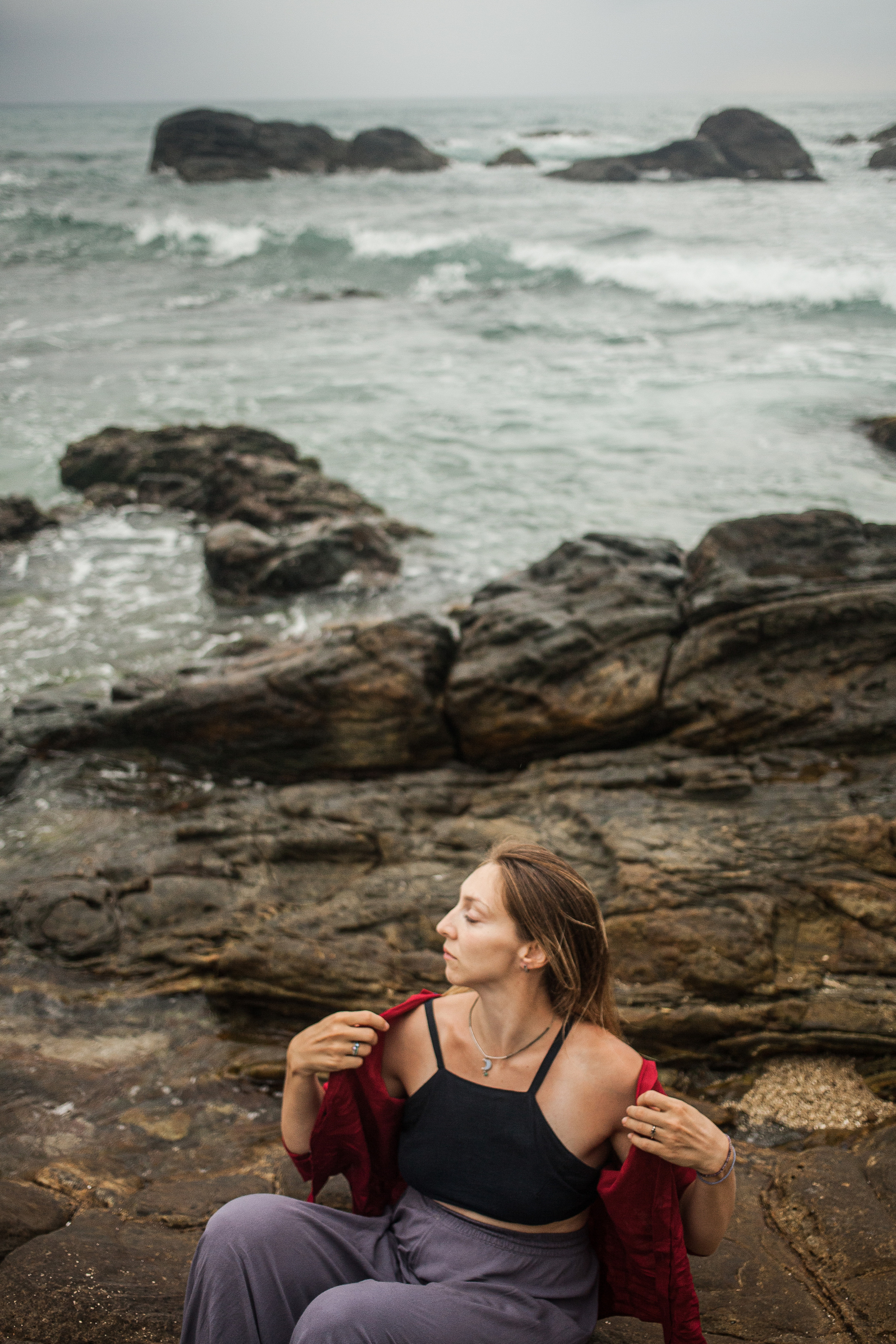 Anastasia, the doula of death. Darin the photographer