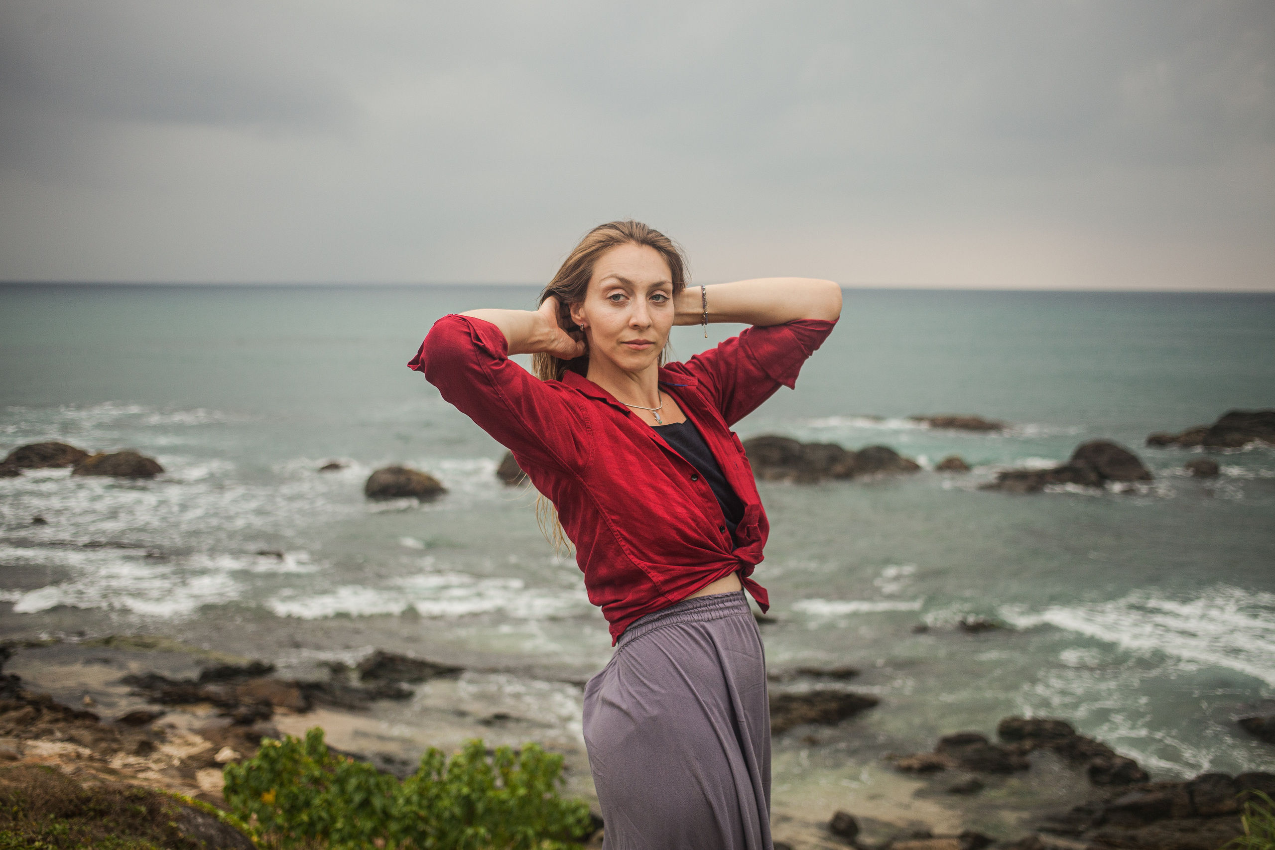 Anastasia, the doula of death. Darin the photographer