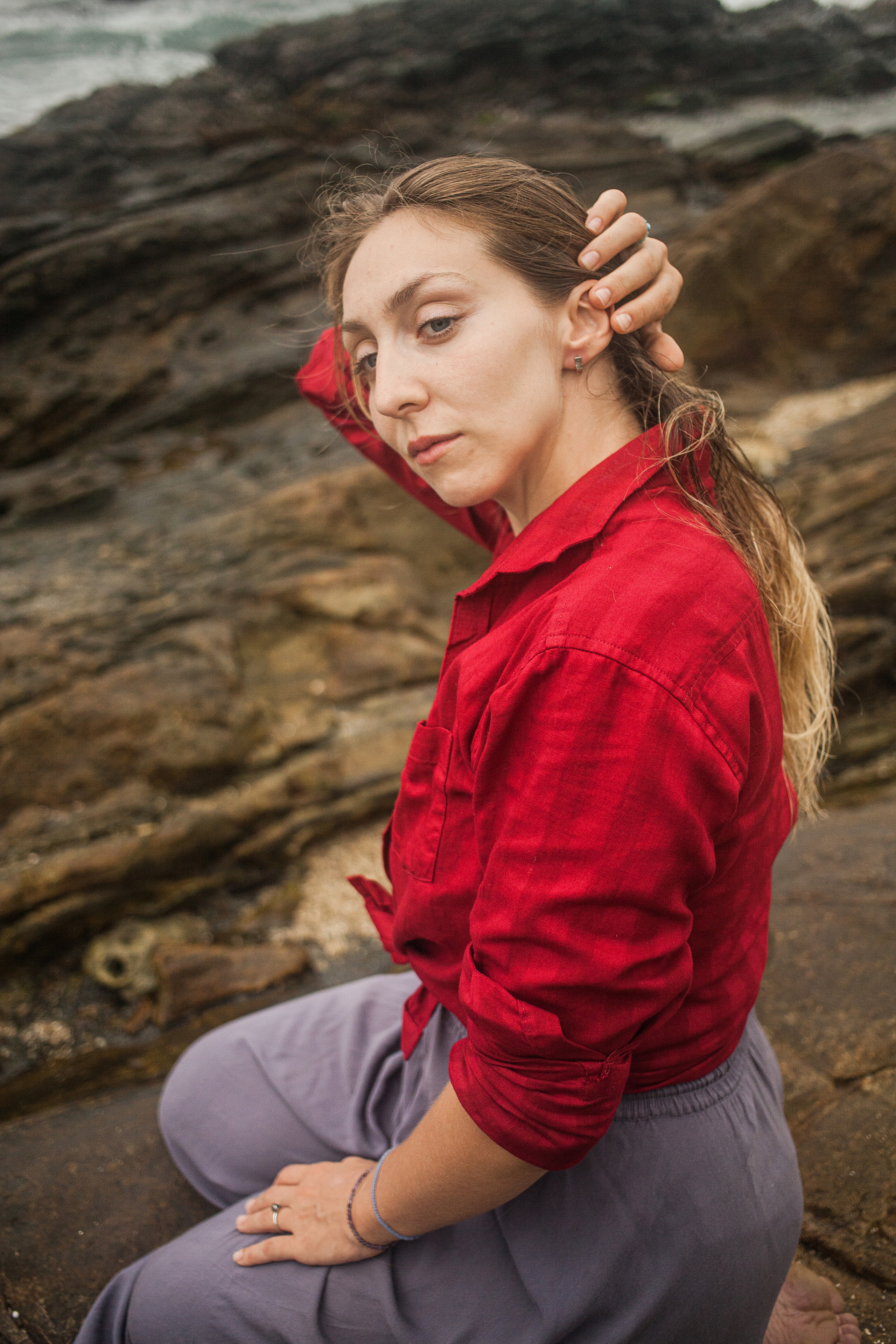 Anastasia, the doula of death. Darin the photographer