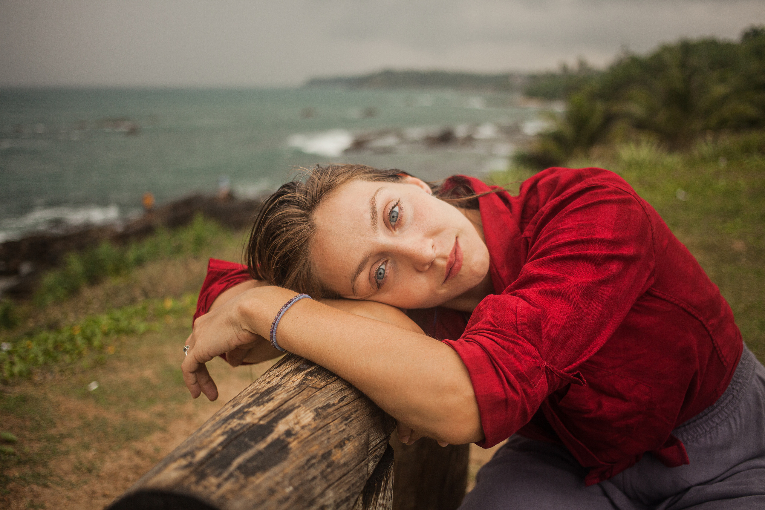 Anastasia, the doula of death. Darin the photographer