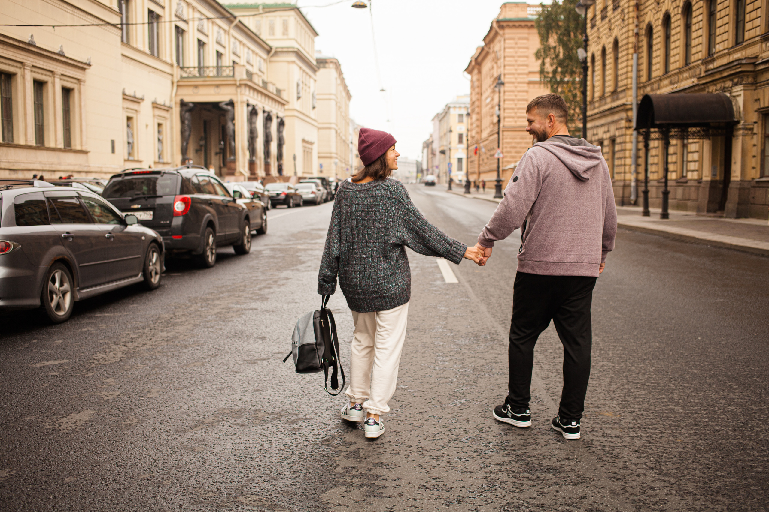 Прогулка по Питеру Саша и Аня. Darin the photographer