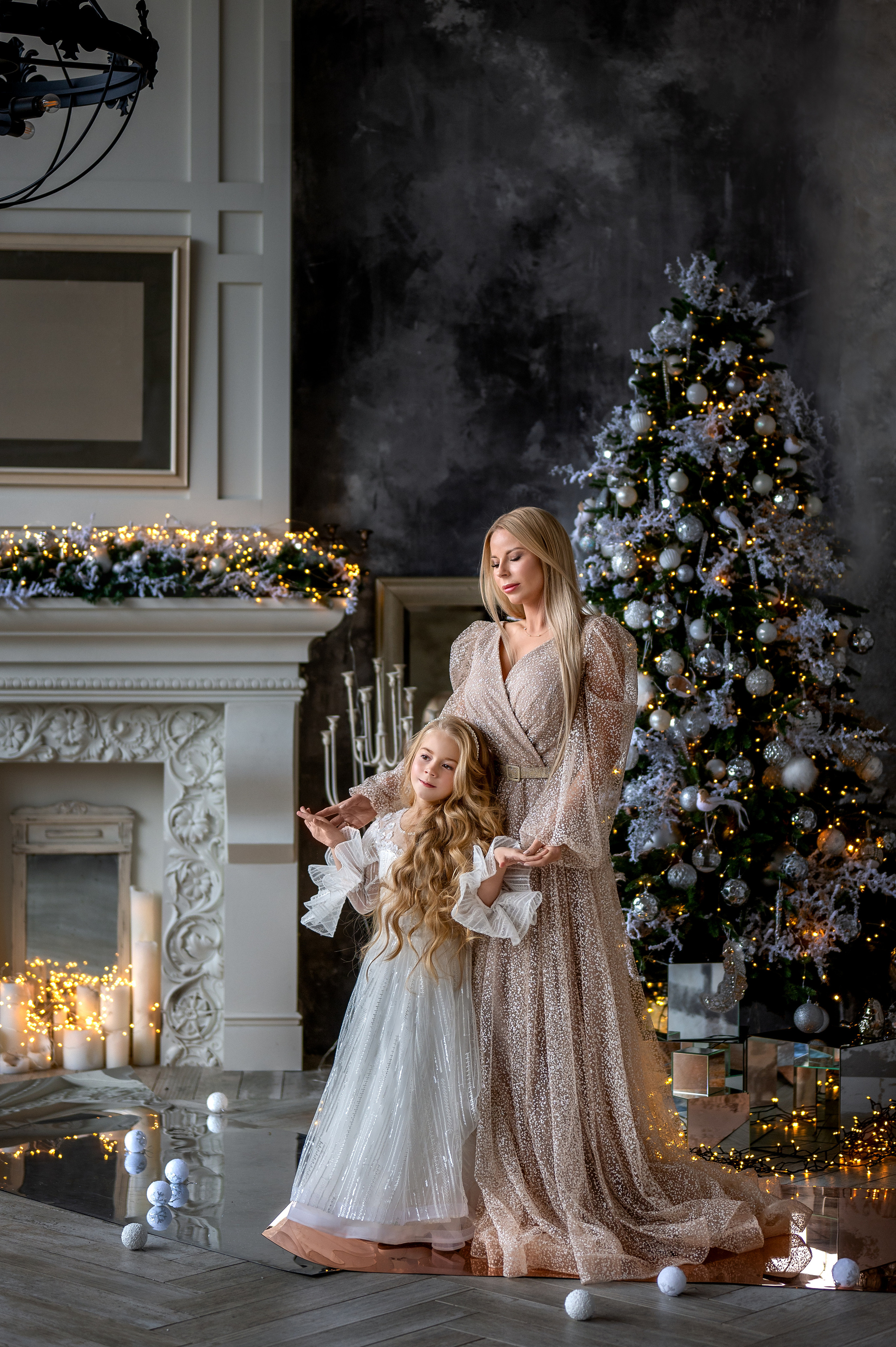 Новогодняя фотосессия в фотостудии. Фотограф Елена Сасс Москва