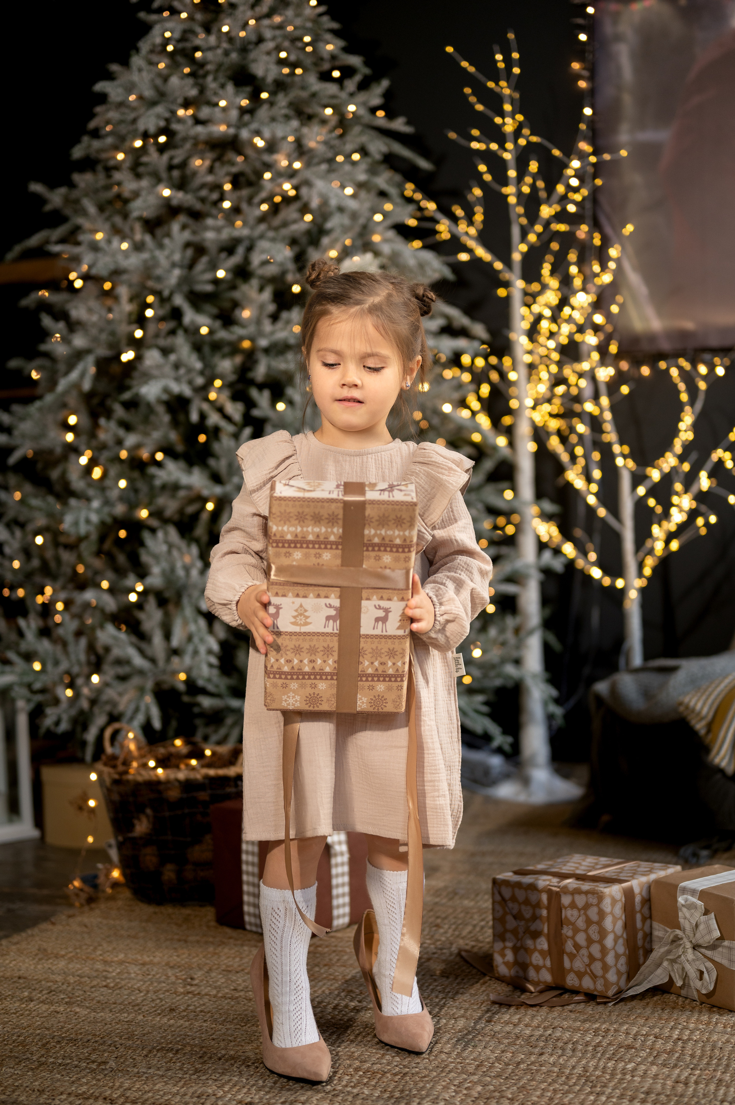 Новогодняя семейная фотосессия. Фотограф Елена Сасс Москва