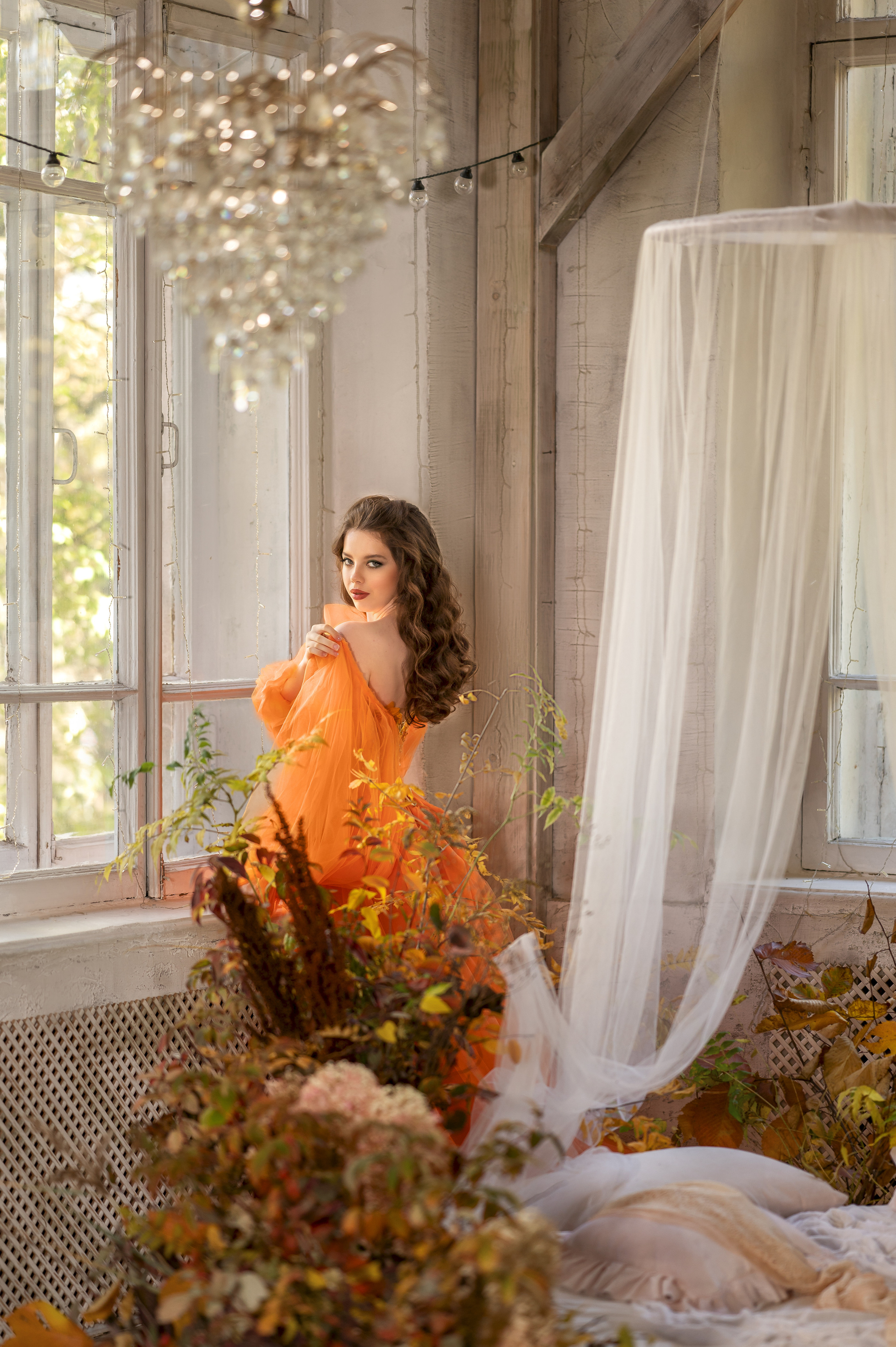 Осенняя фотосессия в студии. Фотограф Елена Сасс Москва