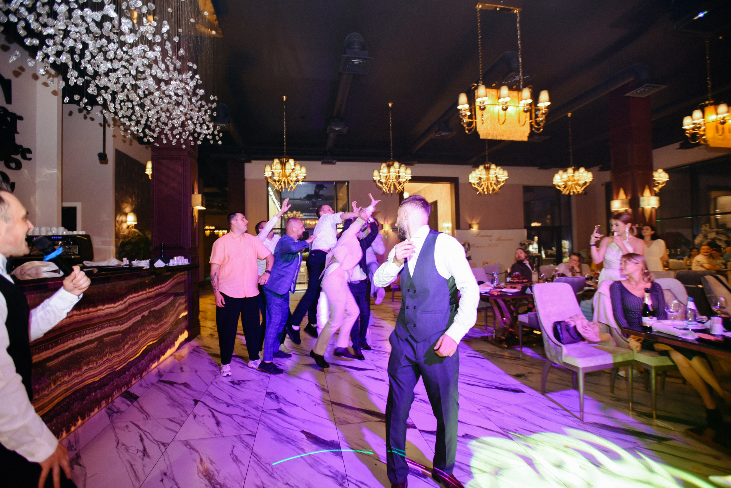 Виктор и Ангелина Банкет на 100 гостей Ресторан Segreto. Фотограф Лола Волна, город Москва