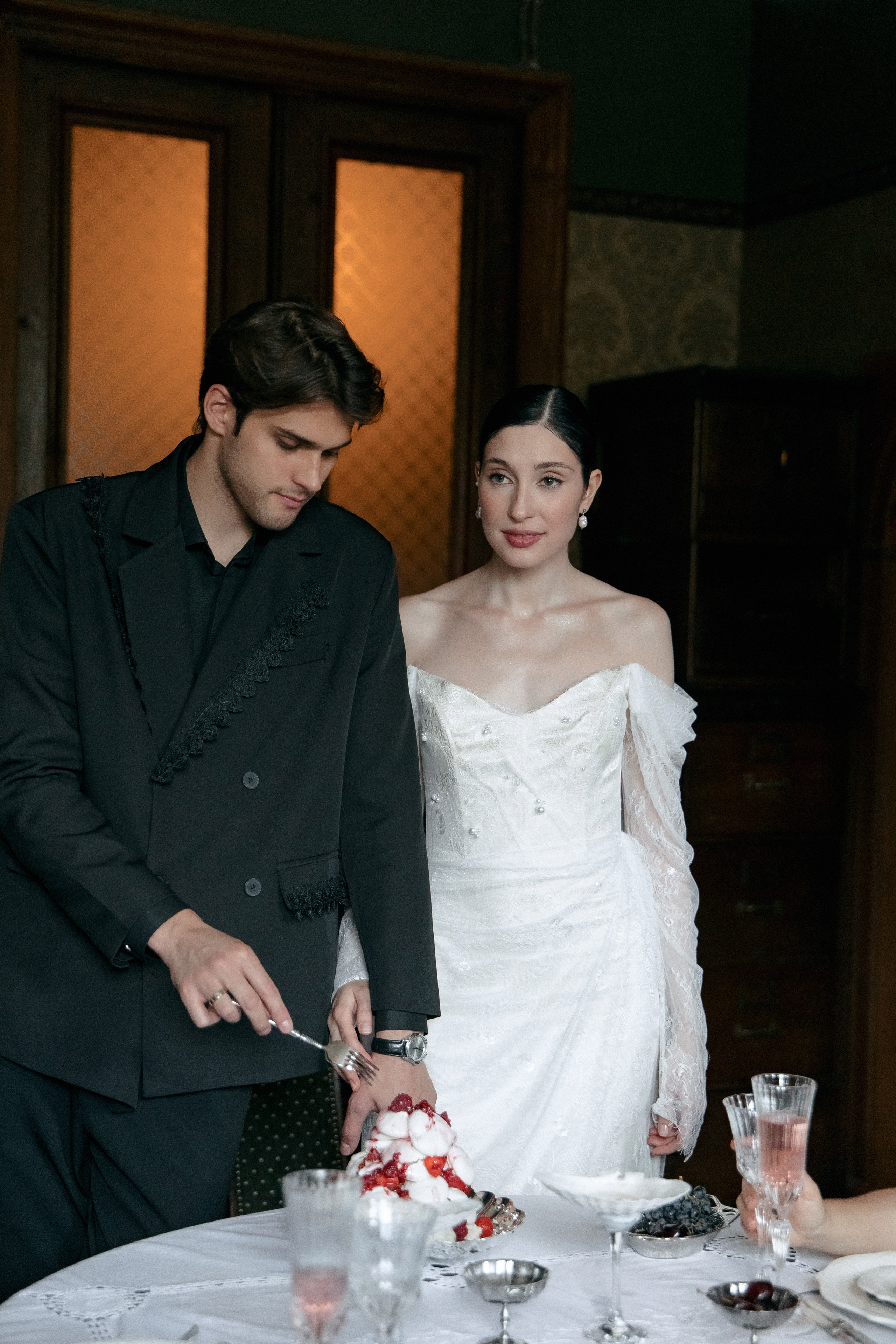 Винтажная история Полины и Дмитрия. Свадебный фотограф Москва