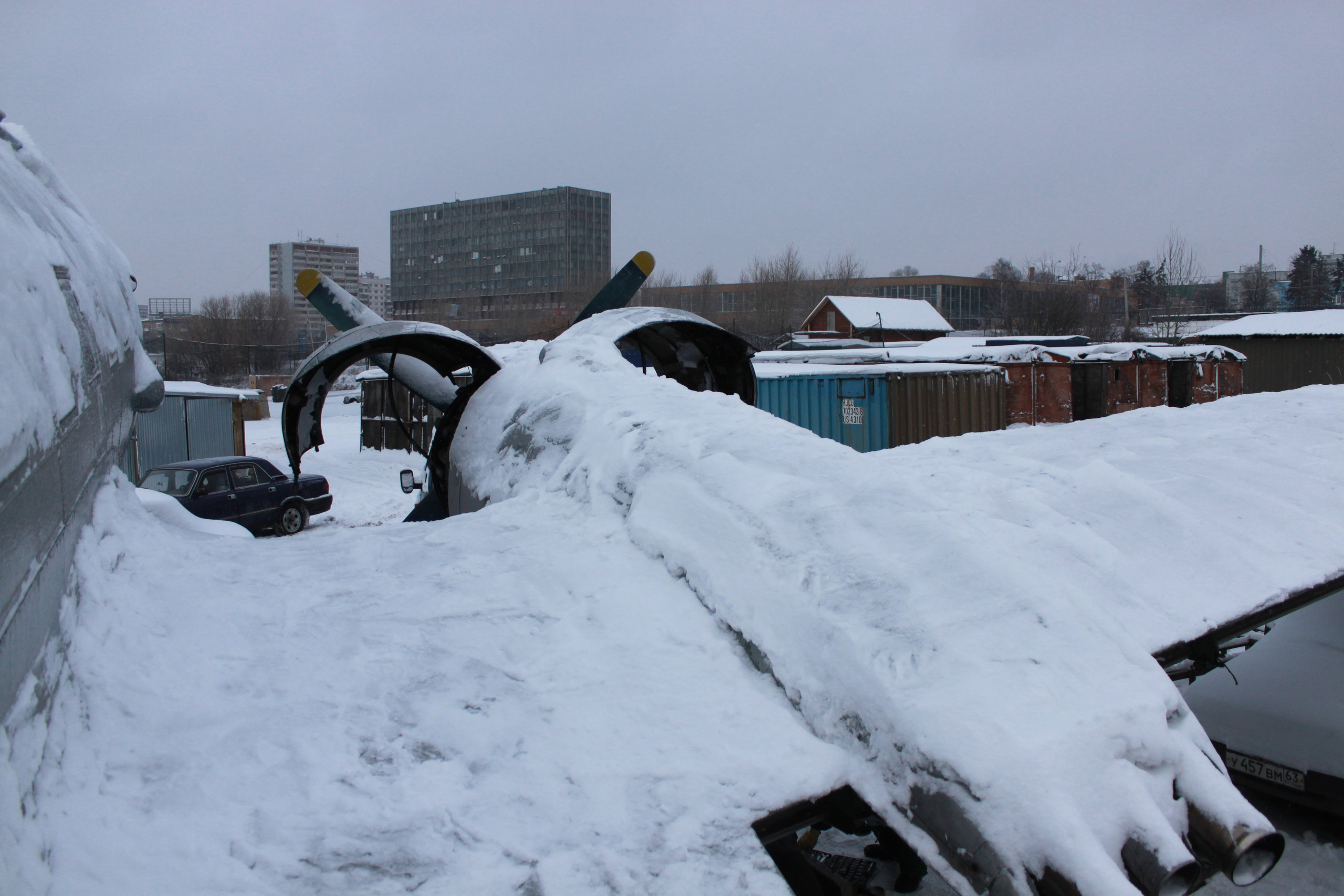 Ил-14Т «Голубая Мечта» работы в Тушино (2011 г.). Фотоальбом показывающий увлекательный мир авиации и мир медведей Андрея Иванова