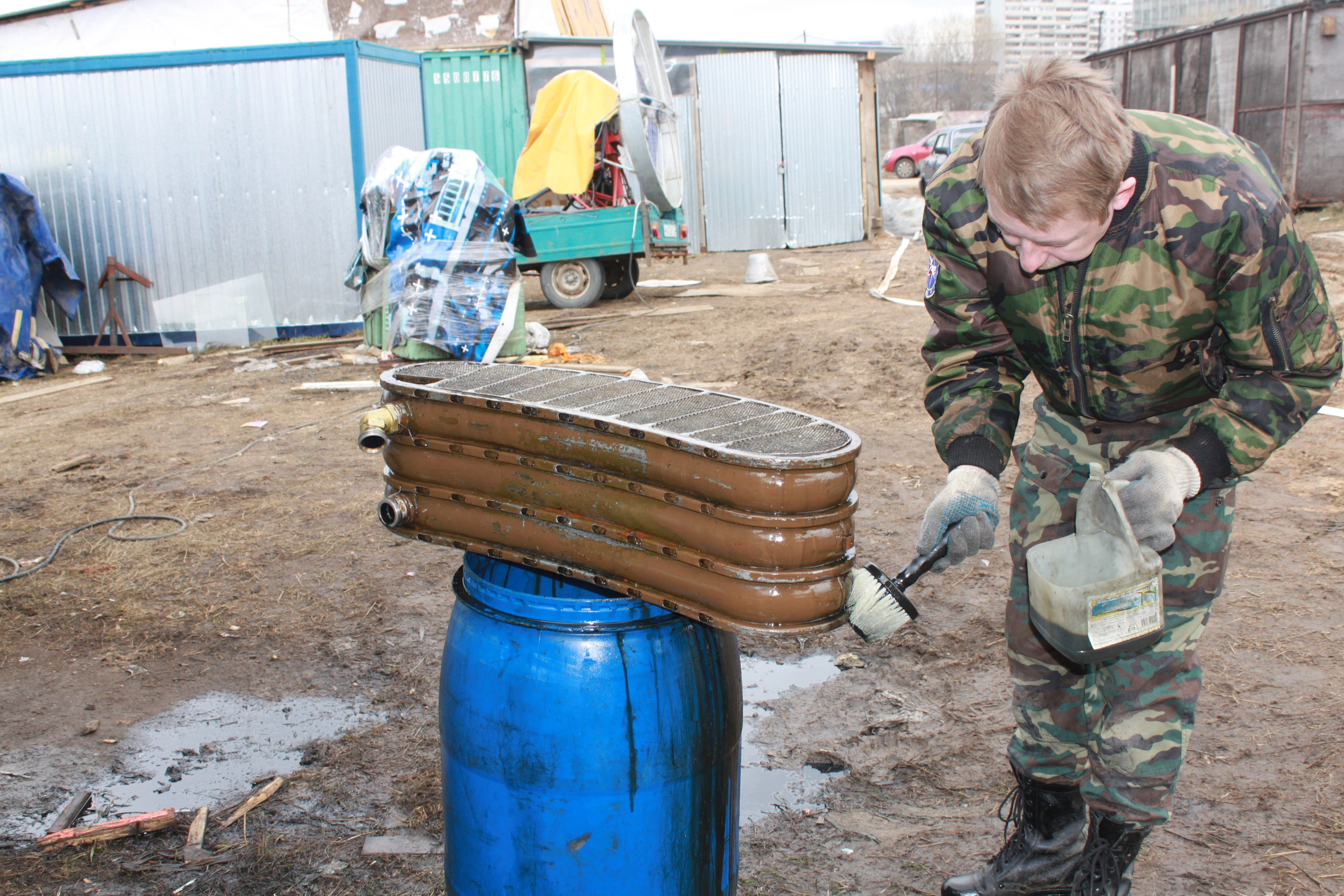 Ил-14Т «Голубая Мечта» работы в Тушино (2011 г.). Фотоальбом показывающий увлекательный мир авиации и мир медведей Андрея Иванова