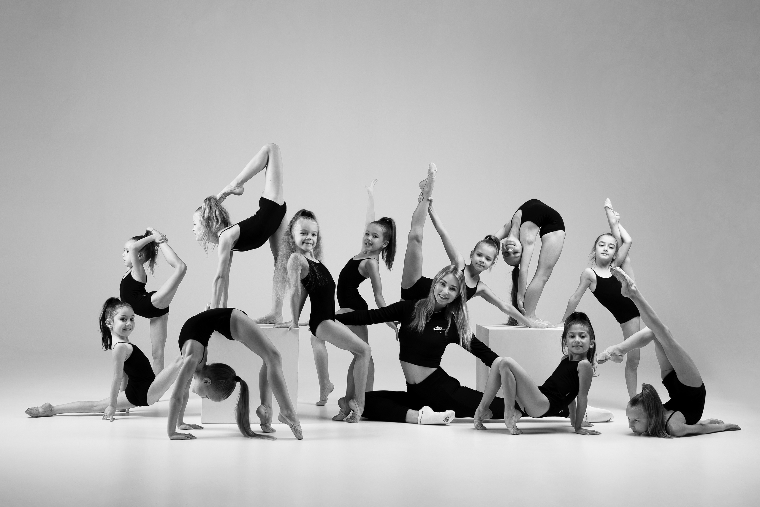 Фотосессия для клуба художественной гимнастики ProGymnastics в Москве. Спортивный и детский фотограф в Москве, Калининграде