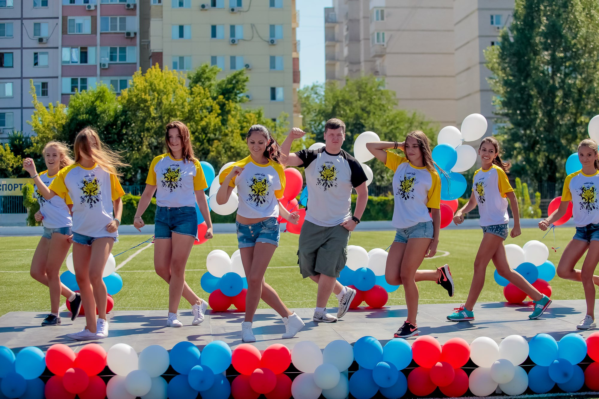 День Физкульт. Максим Матвийченко и Виктория Басова профессионалы своего дела