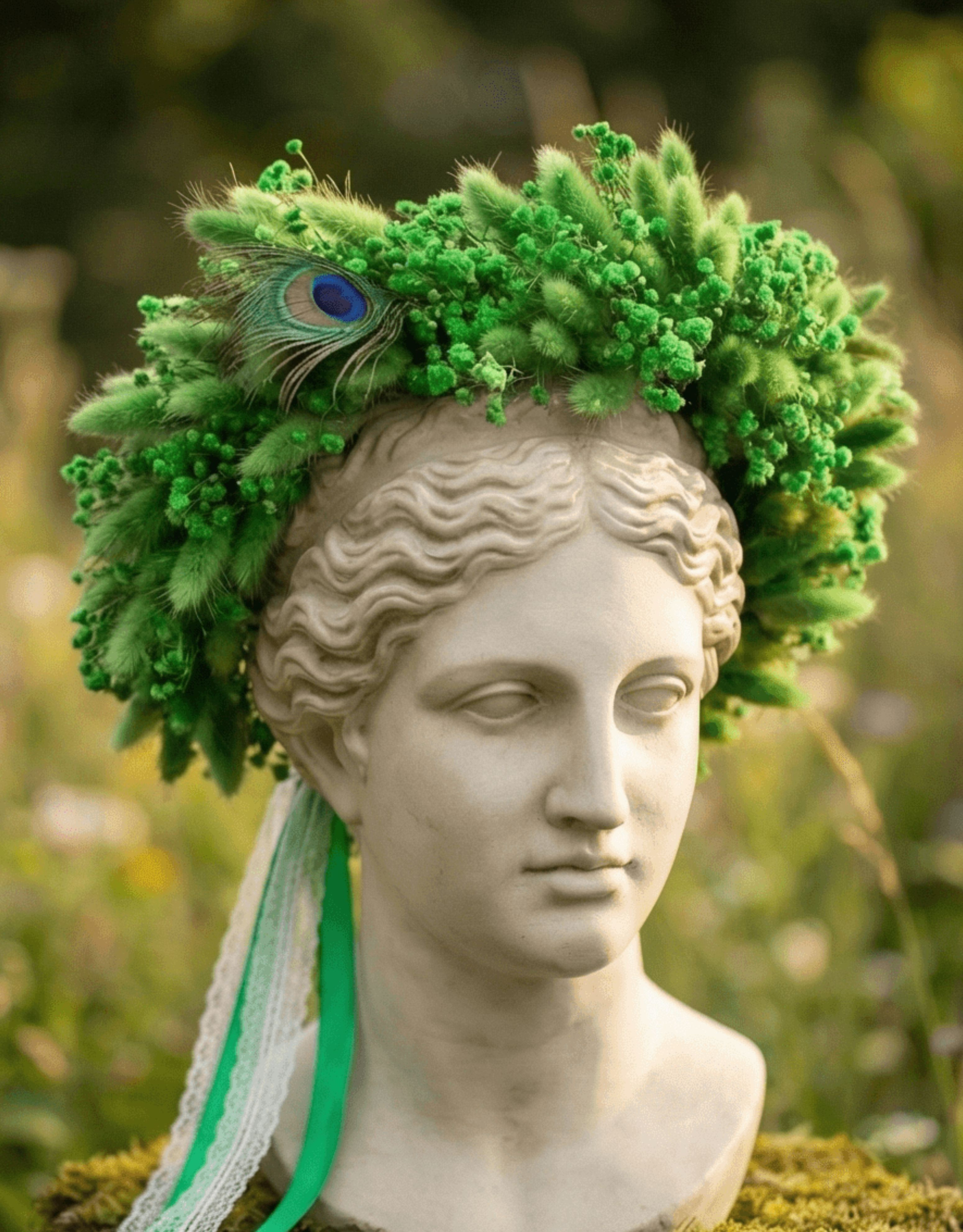 Изумрудное настроение. Флористическая симфония. Авторские украшения