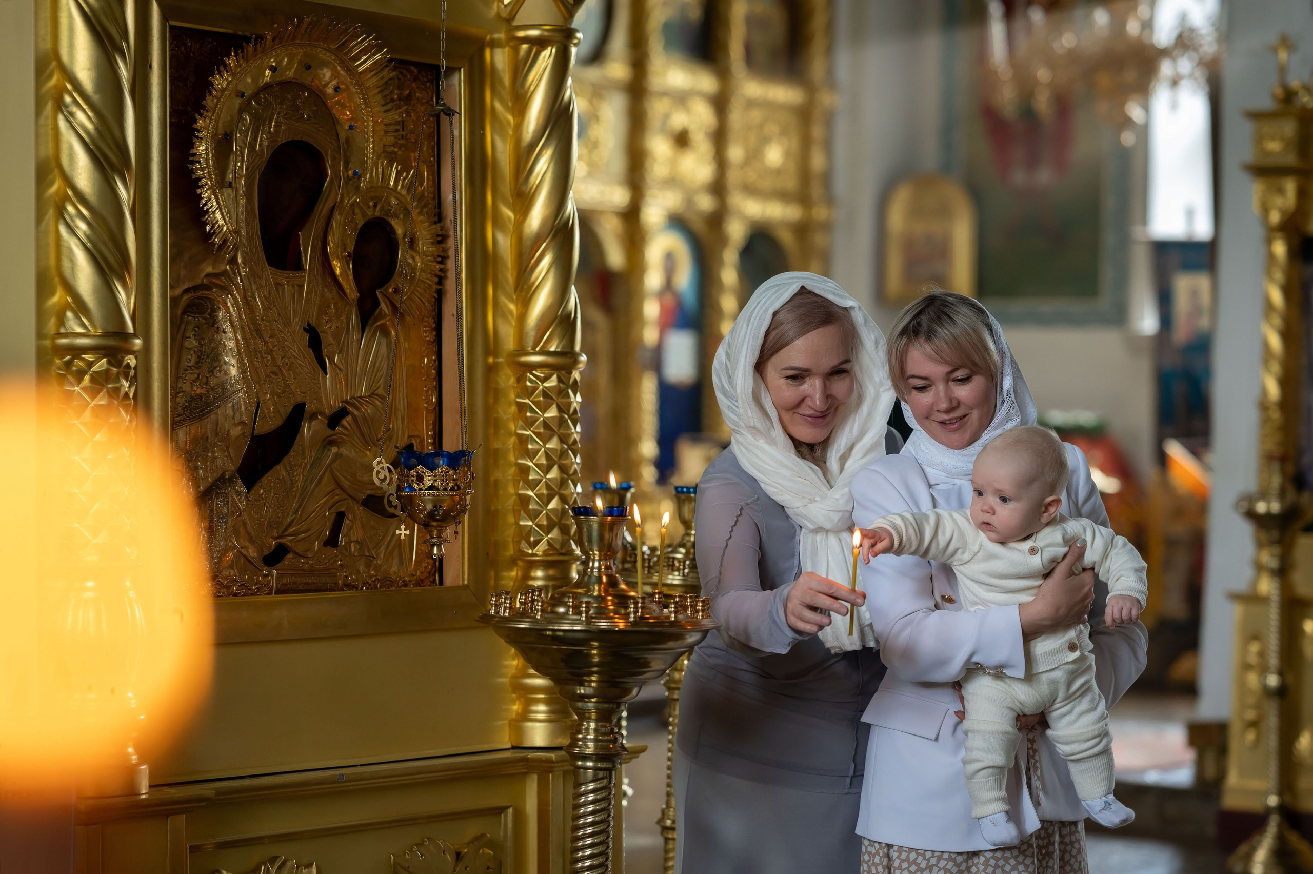 Крещение Тимофея. Семейный фотограф в г. Воскресенск Наталия Молева