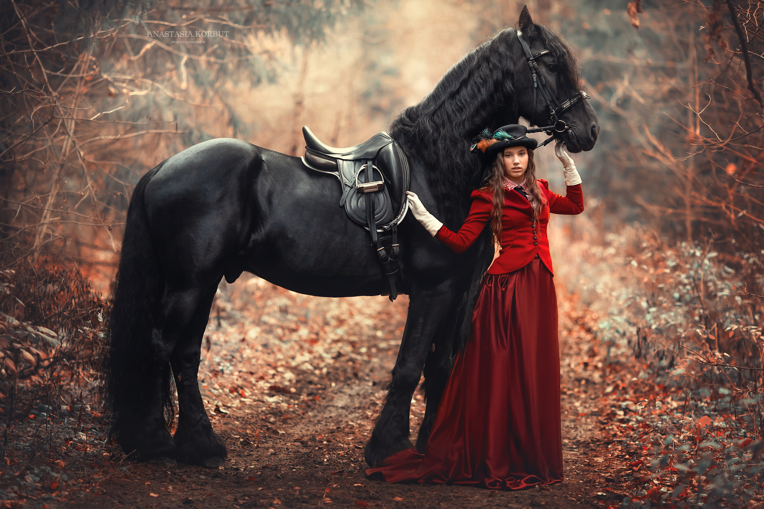 Фотосессия с лошадью. Арт фотограф в Минске Анастасия Корбут