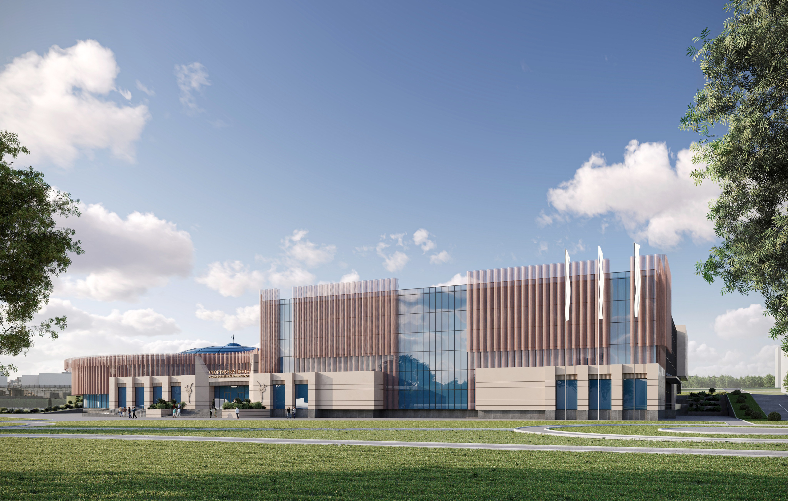 Sports center. 3D визуализация интерьера | фотореализм